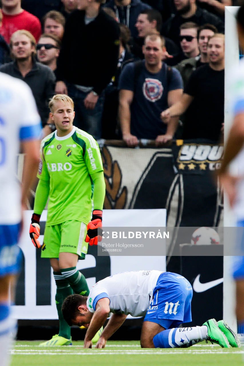 Norrköpings Christopher Nilsson Telo deppar