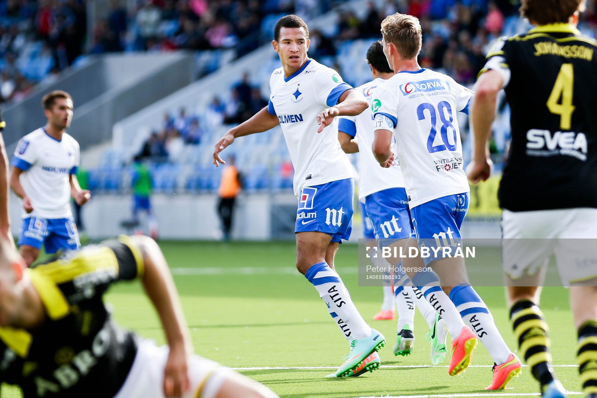 Norrköpings Edvard Skagestad (m) jublar