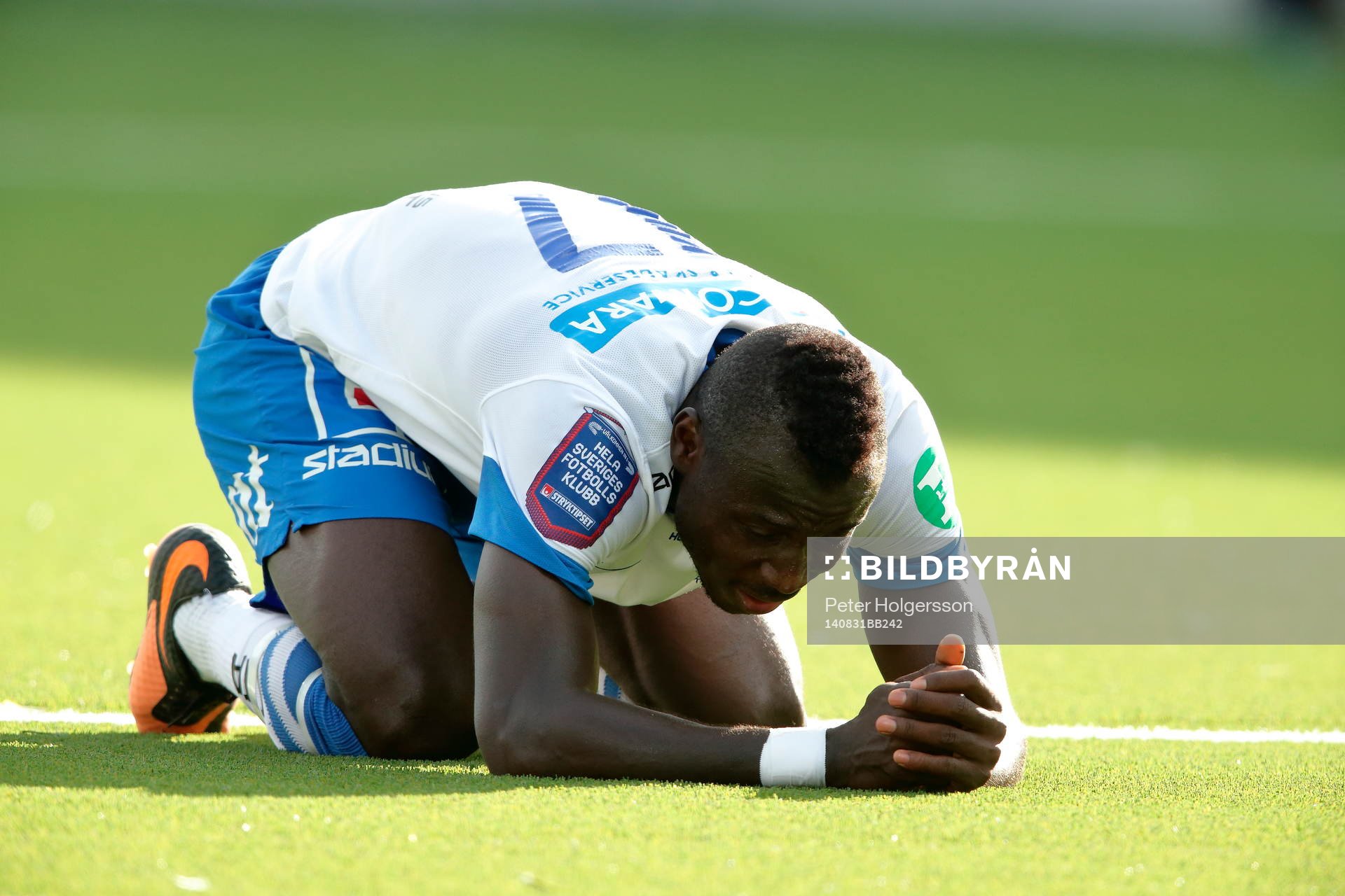 Norrköpings Alhaji Kamara deppar