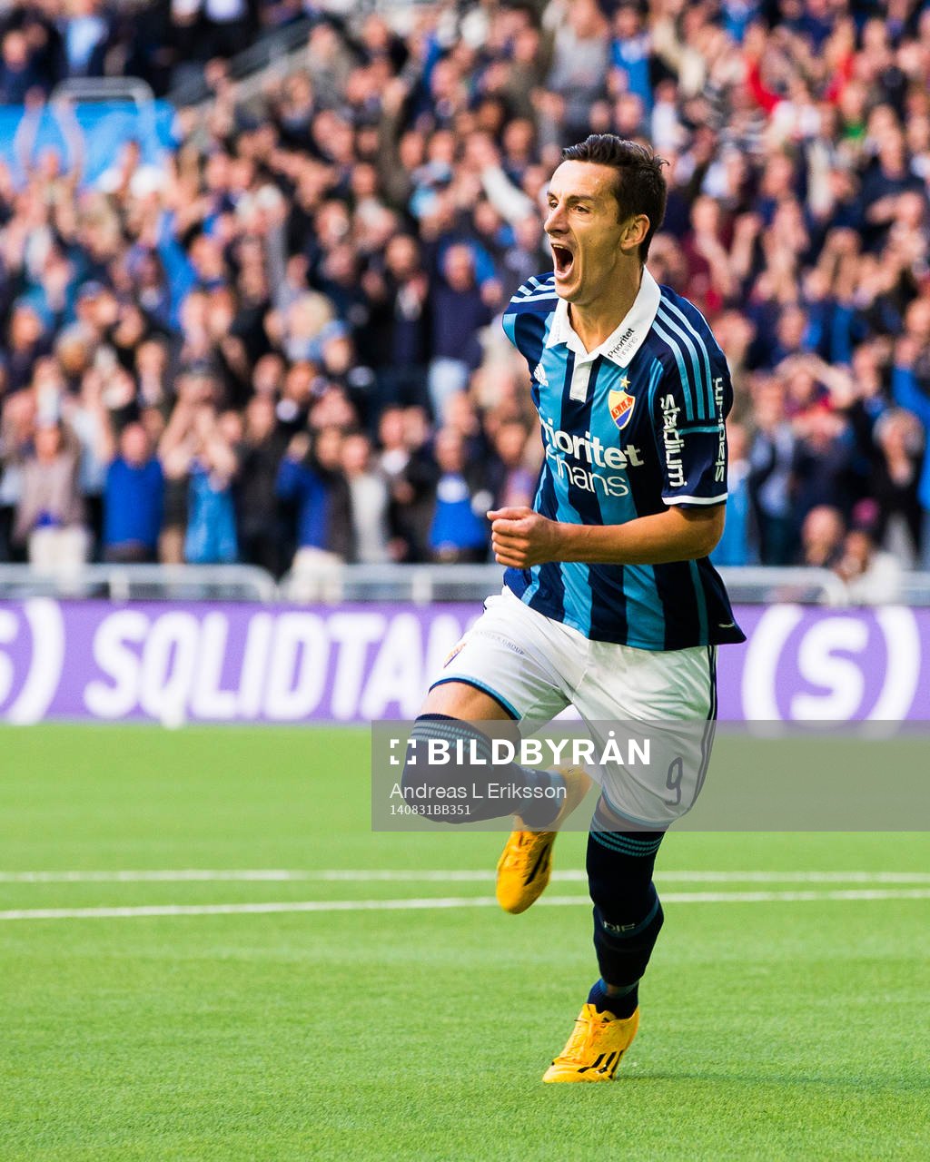Djurgårdens Haris Radetinac jublar