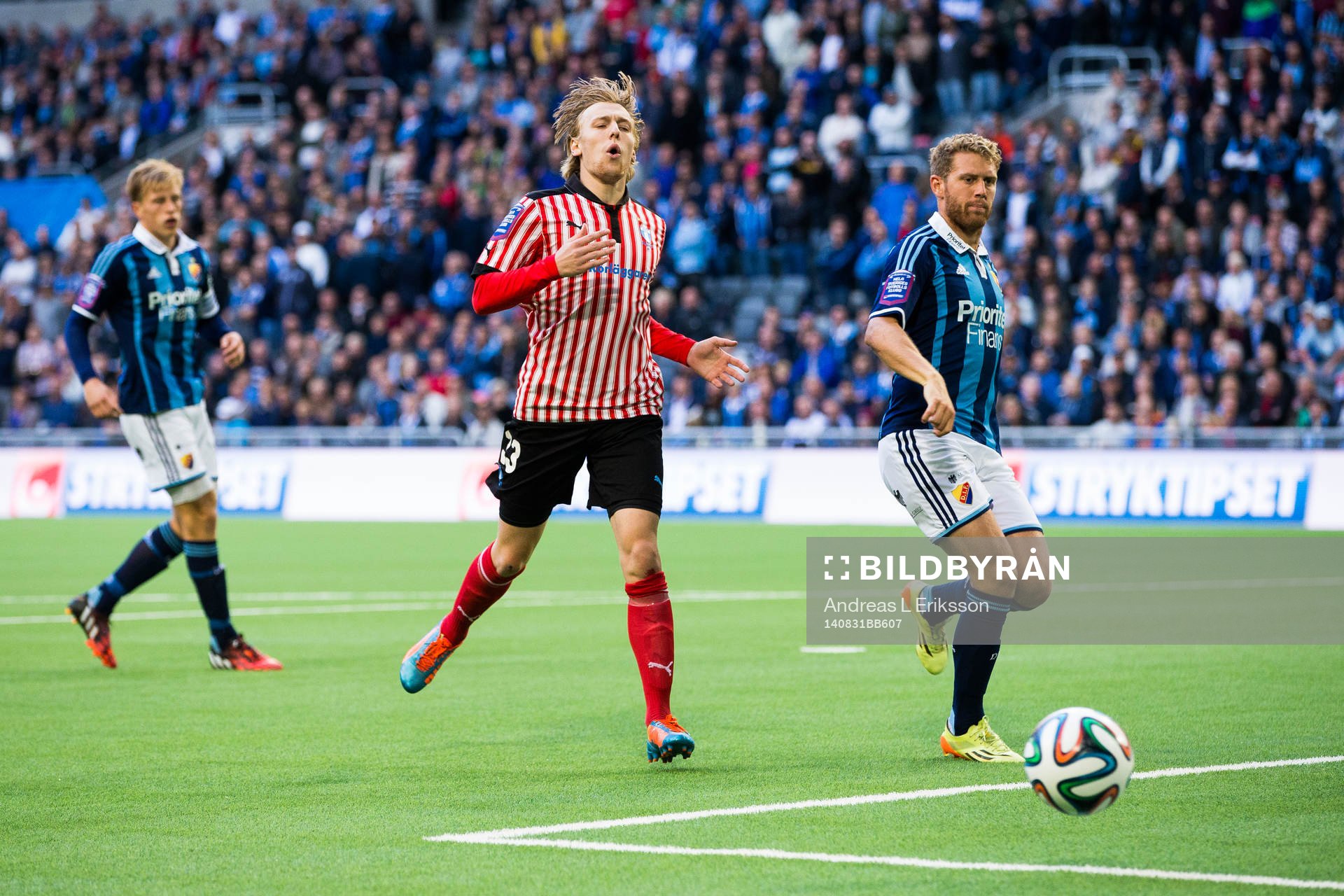 Malmö FFs Emil Forsberg och Djurgårdens Stefan Karlsson
