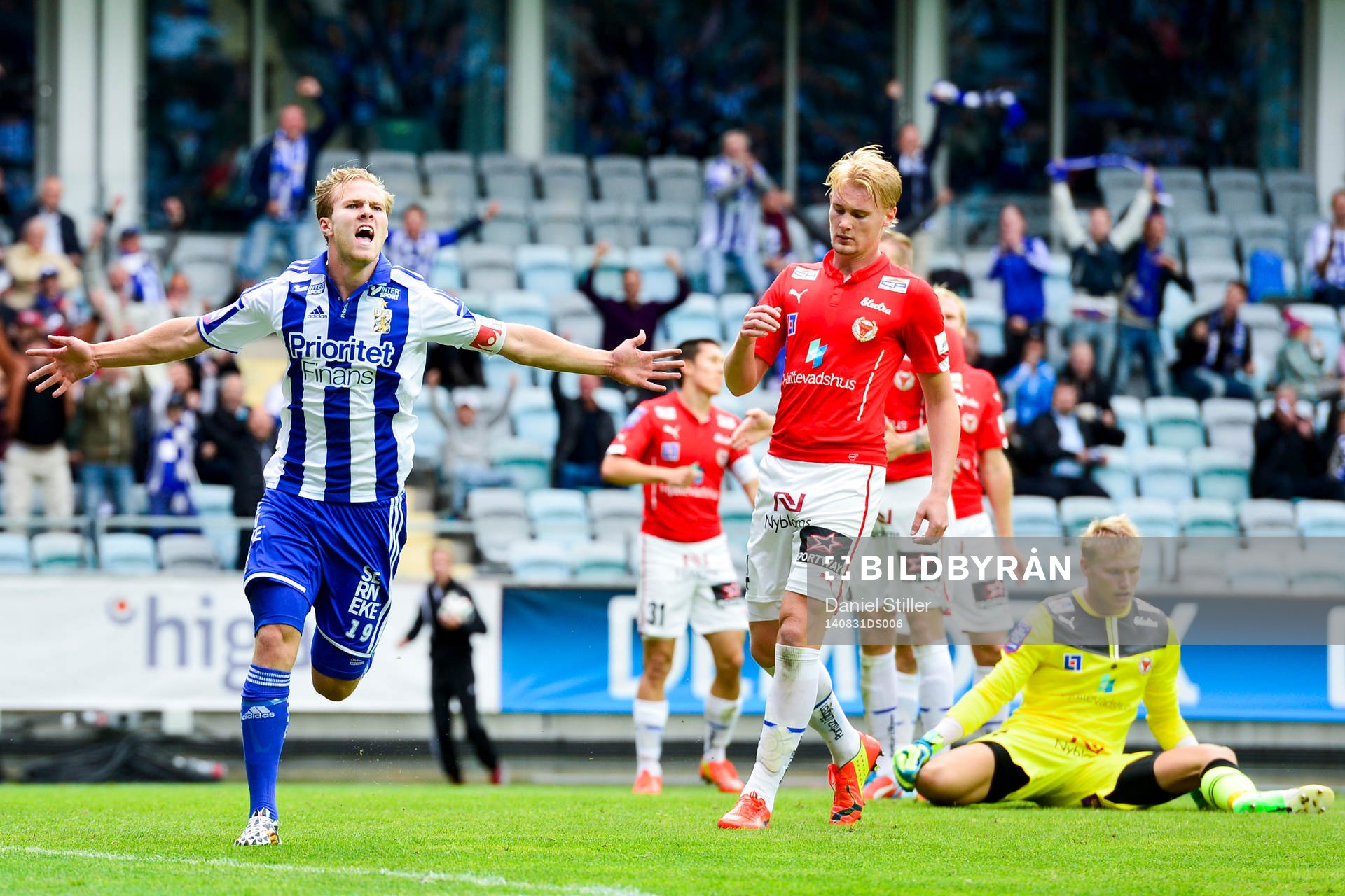 IFK Göteborgs Gustav Engvall jublar