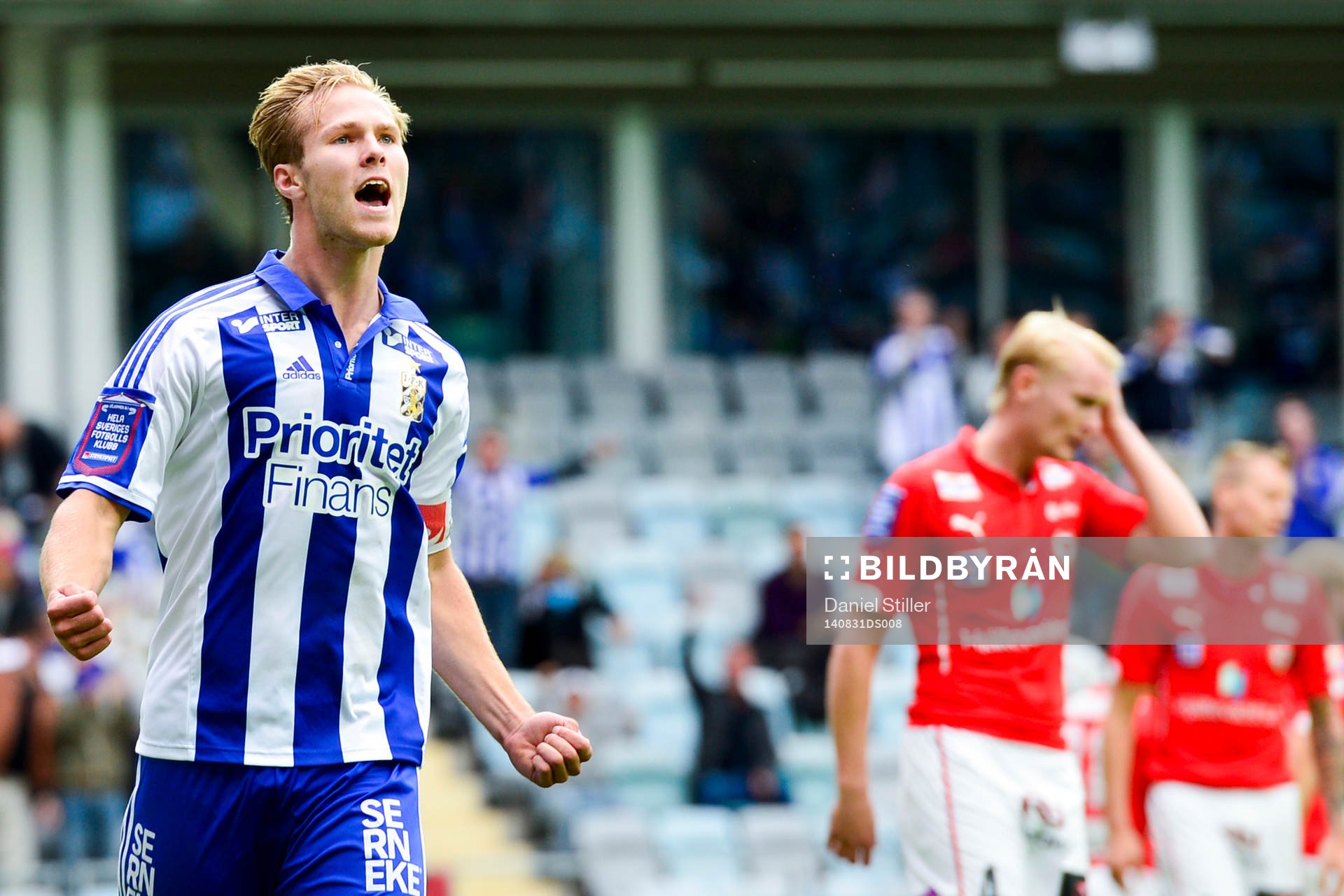 IFK Göteborgs Gustav Engvall jublar