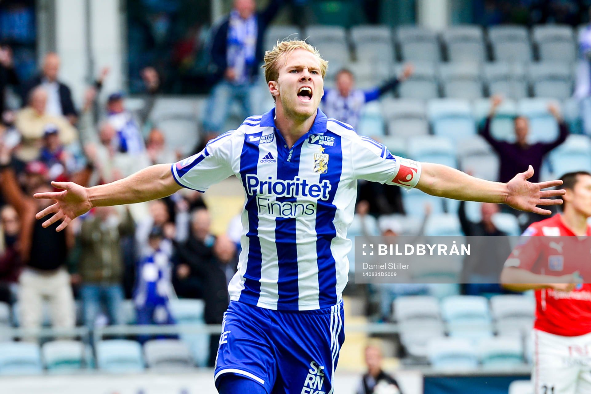 IFK Göteborgs Gustav Engvall jublar