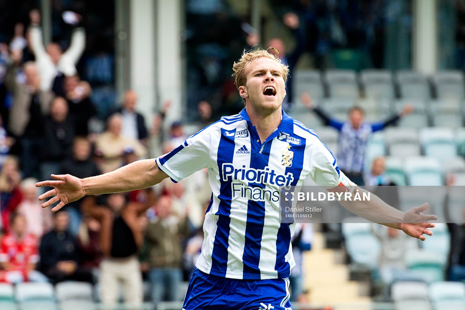 IFK Göteborgs Gustav Engvall jublar