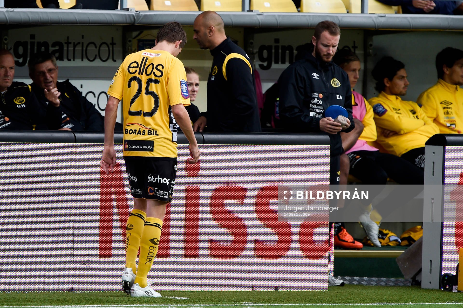 Elfsborgs Marcus Rohdén tvingas till ett tidigt byte
