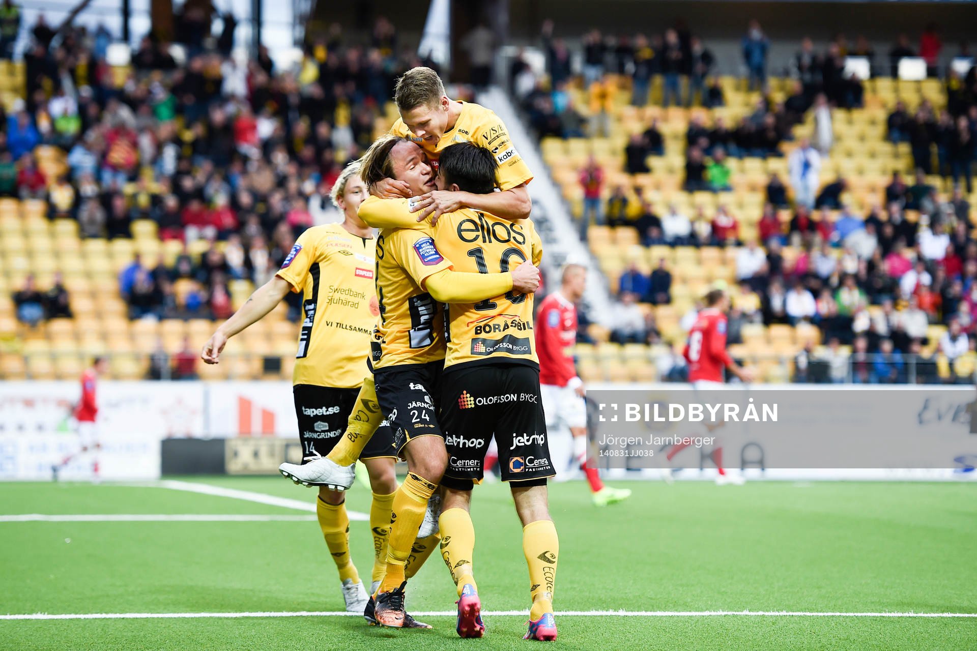 Elfsborgs spelare jublar
