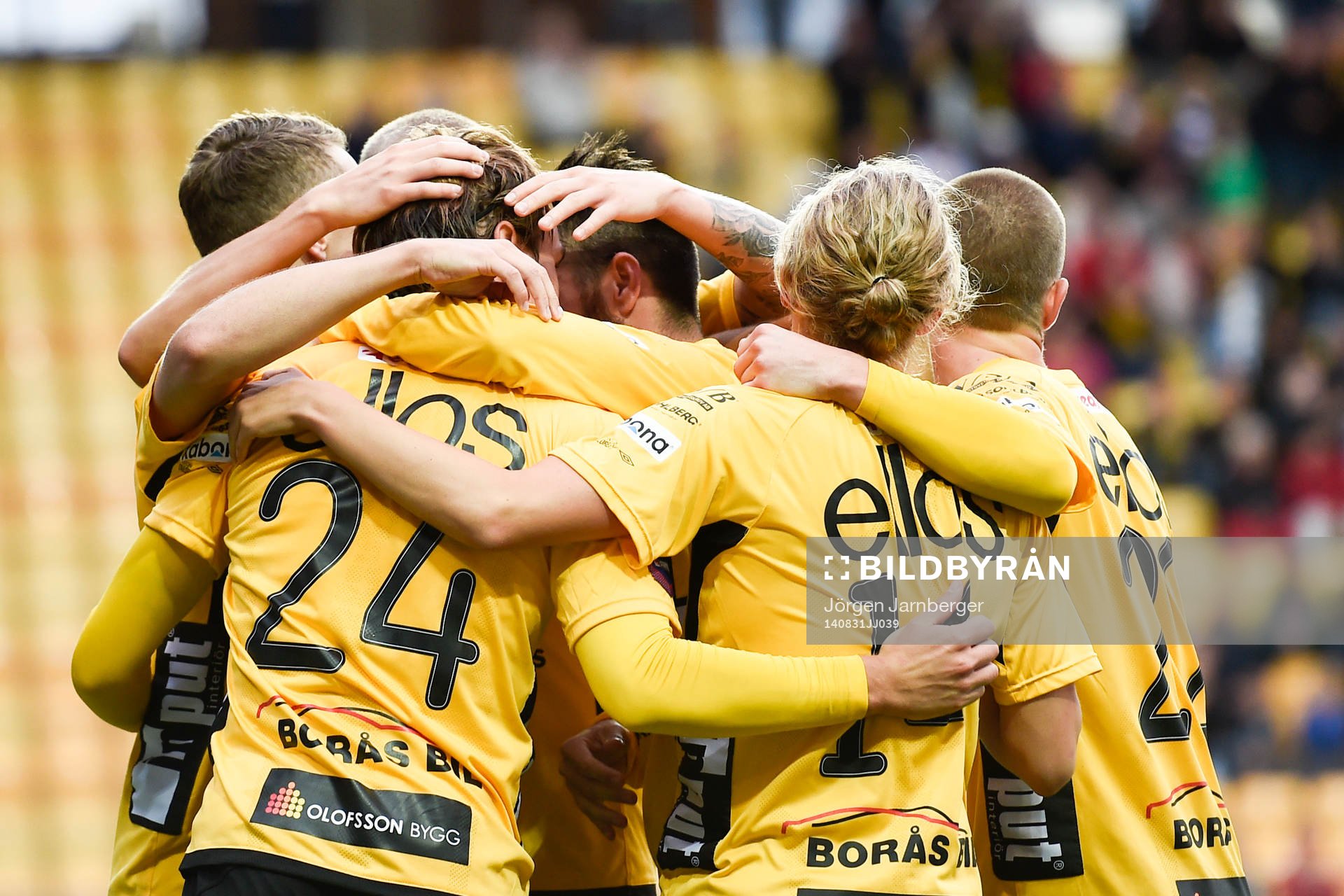 Elfsborgs spelare jublar