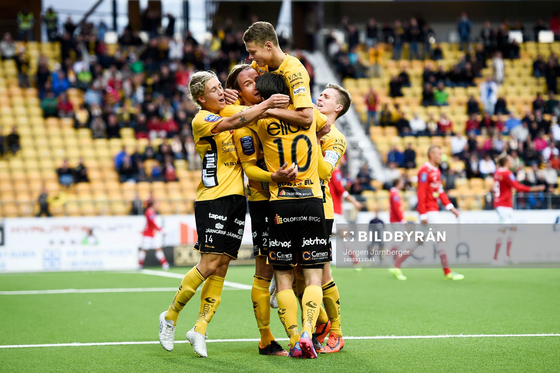 Elfsborgs spelare jublar