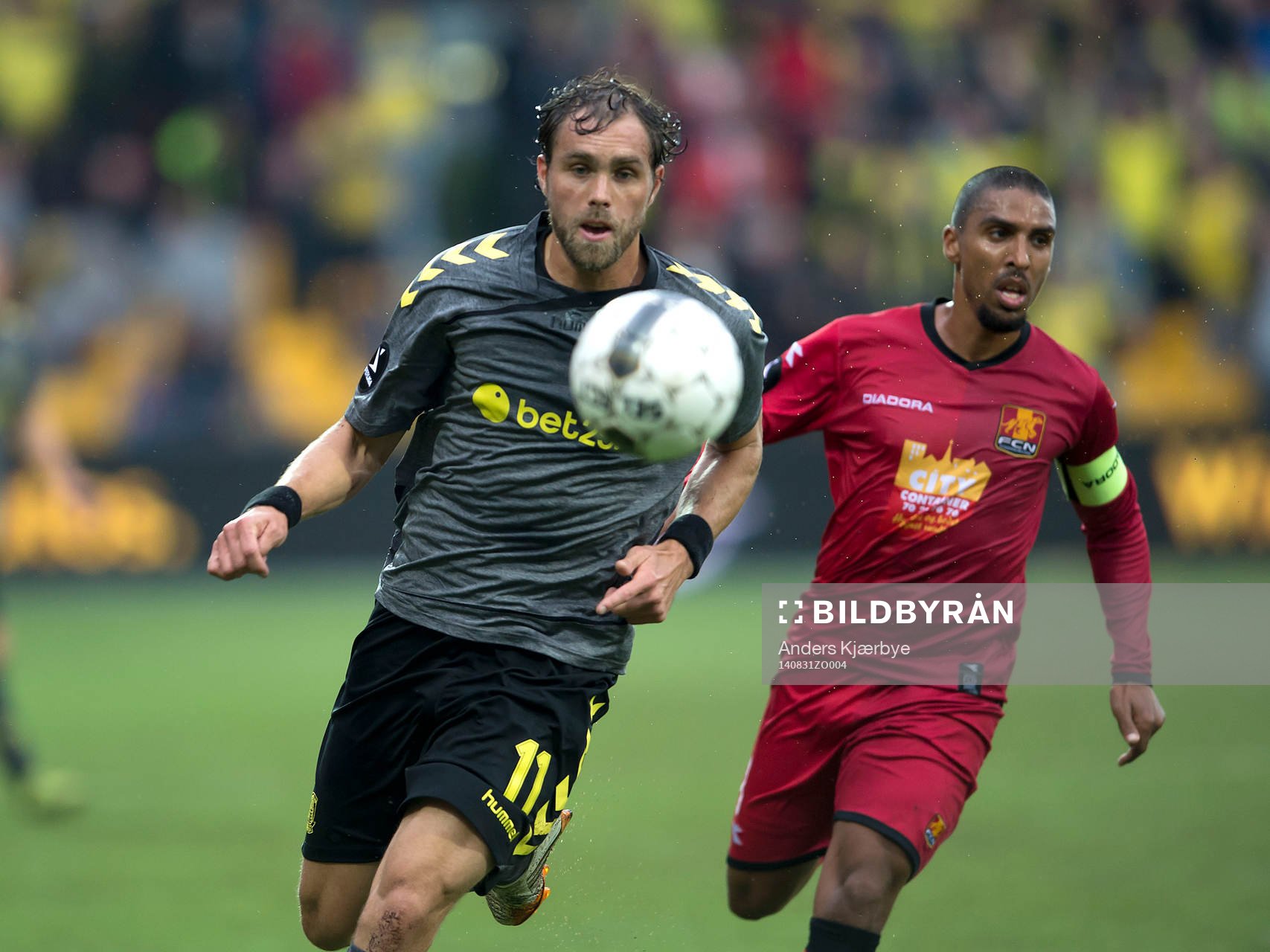  [DK=20140831: Johan Elmander, BIF Patrick Mtiliga, FCN]