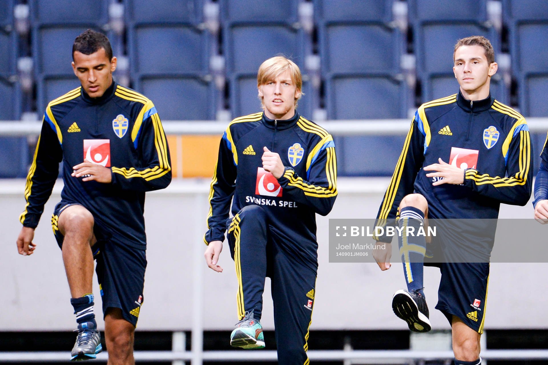 Nabil Bahoui, Emil Forsberg och Branimir Hrgota