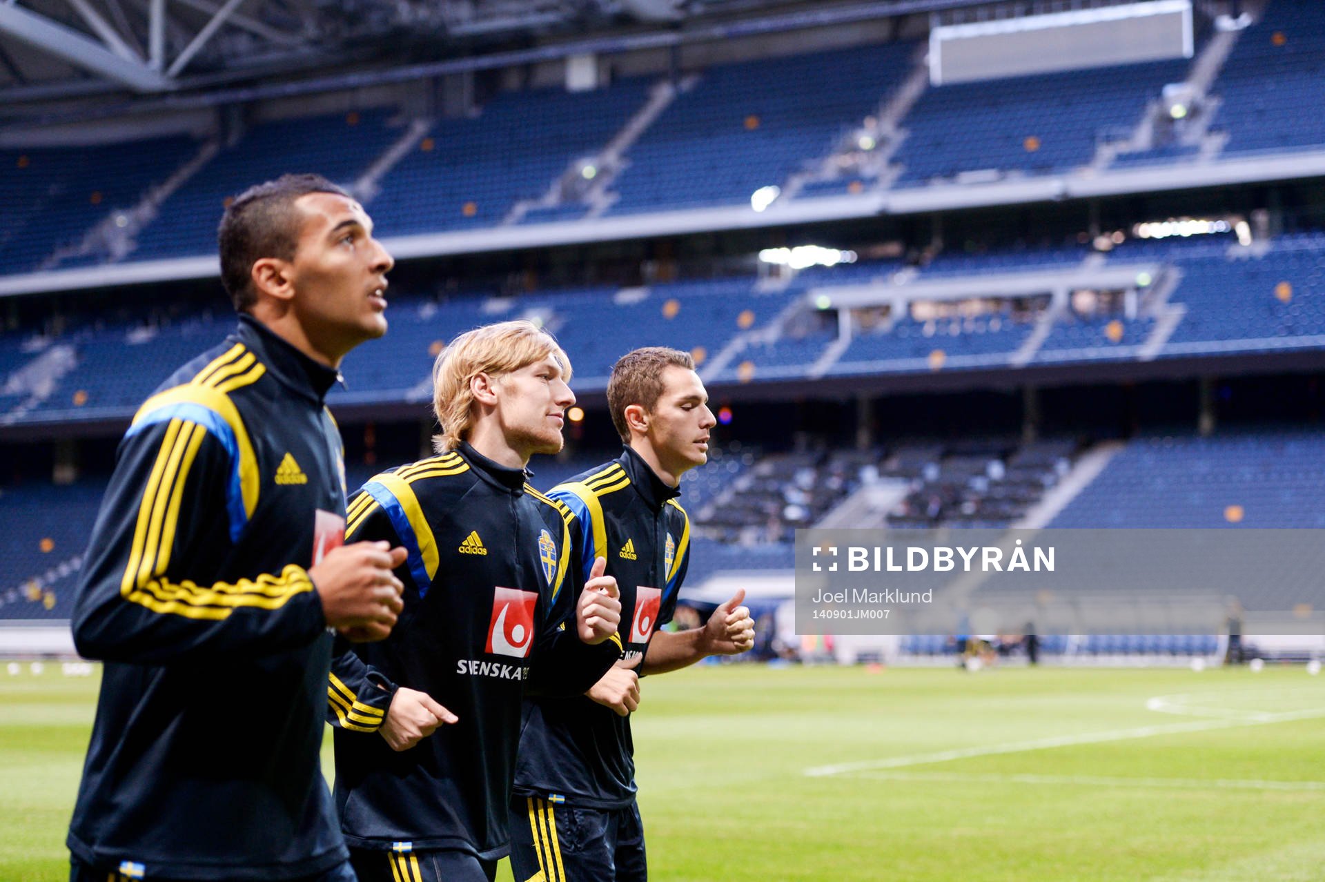 Nabil Bahoui, Emil Forsberg och Branimir Hrgota