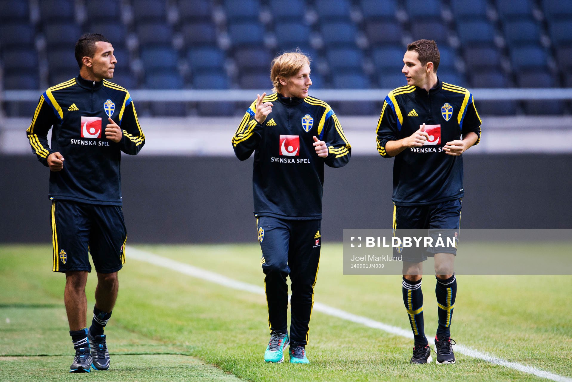 Nabil Bahoui, Emil Forsberg och Branimir Hrgota