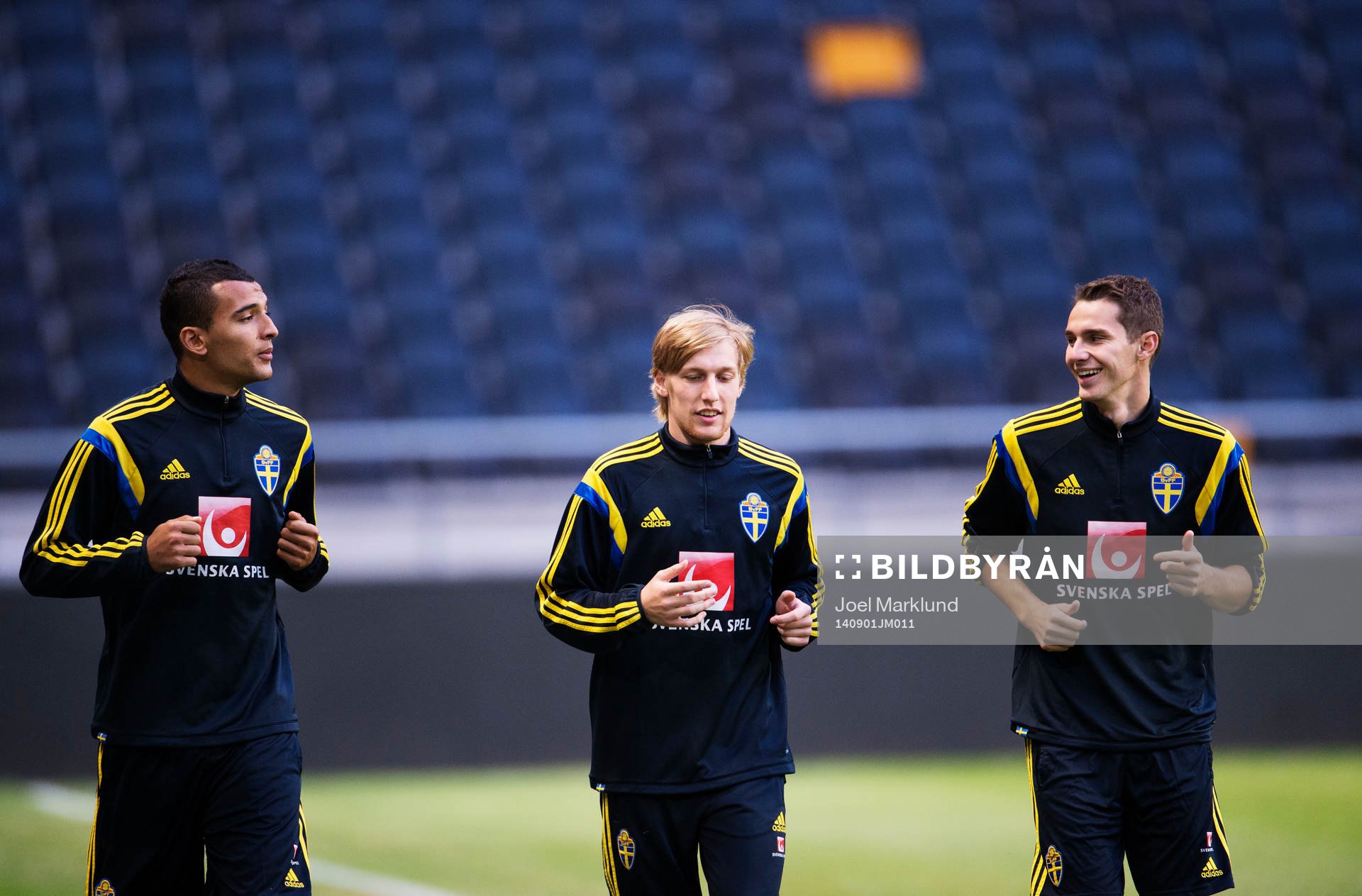 Nabil Bahoui, Emil Forsberg och Branimir Hrgota