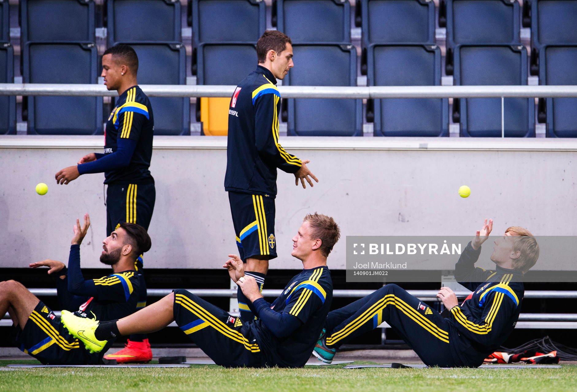 Jimmy Durmaz, Martin Olsson, Branimir Hrgota, Johan Dahlin