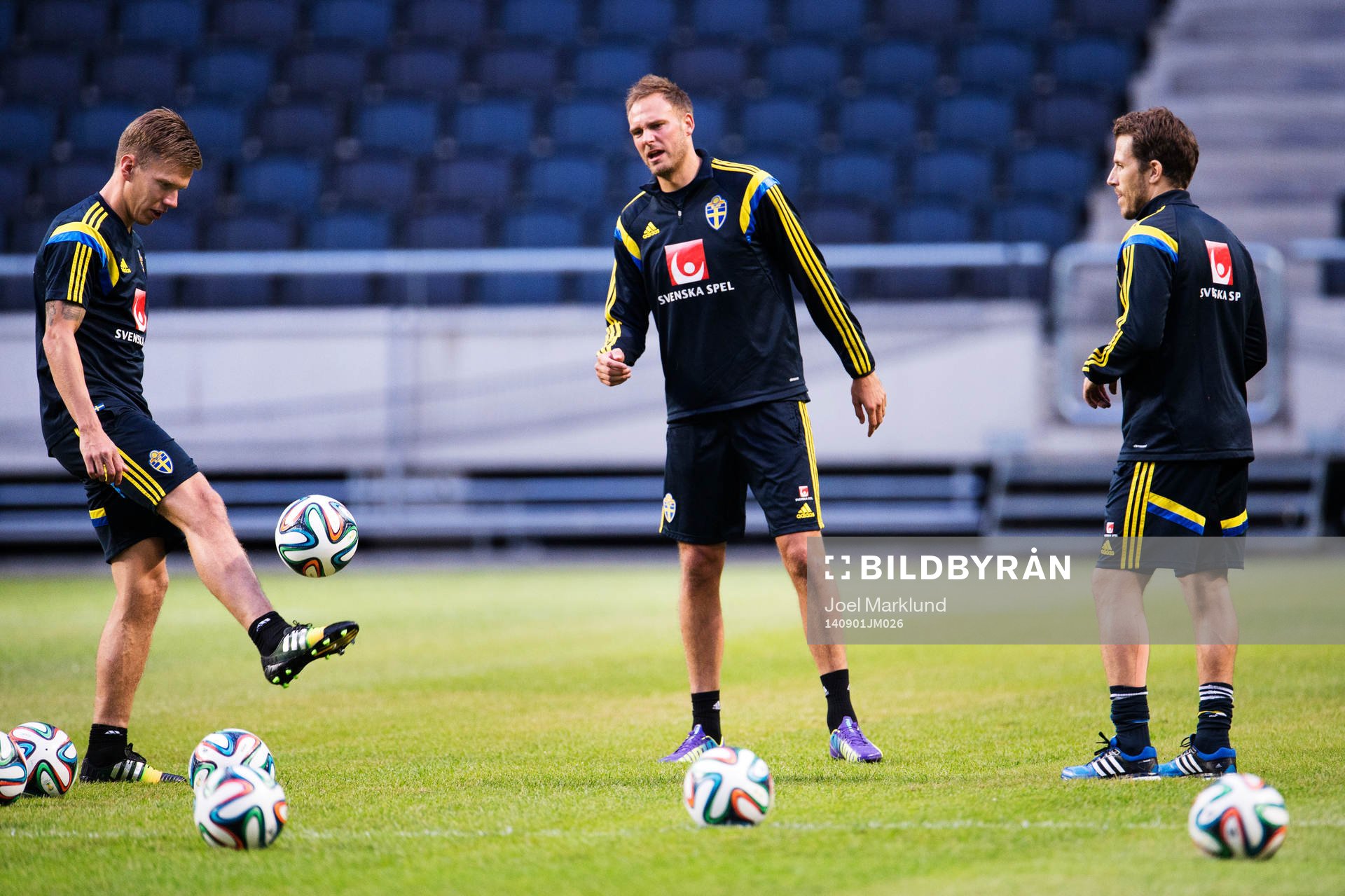Pontus Wernbloom, Andreas Granqvist och Tobias Hysén