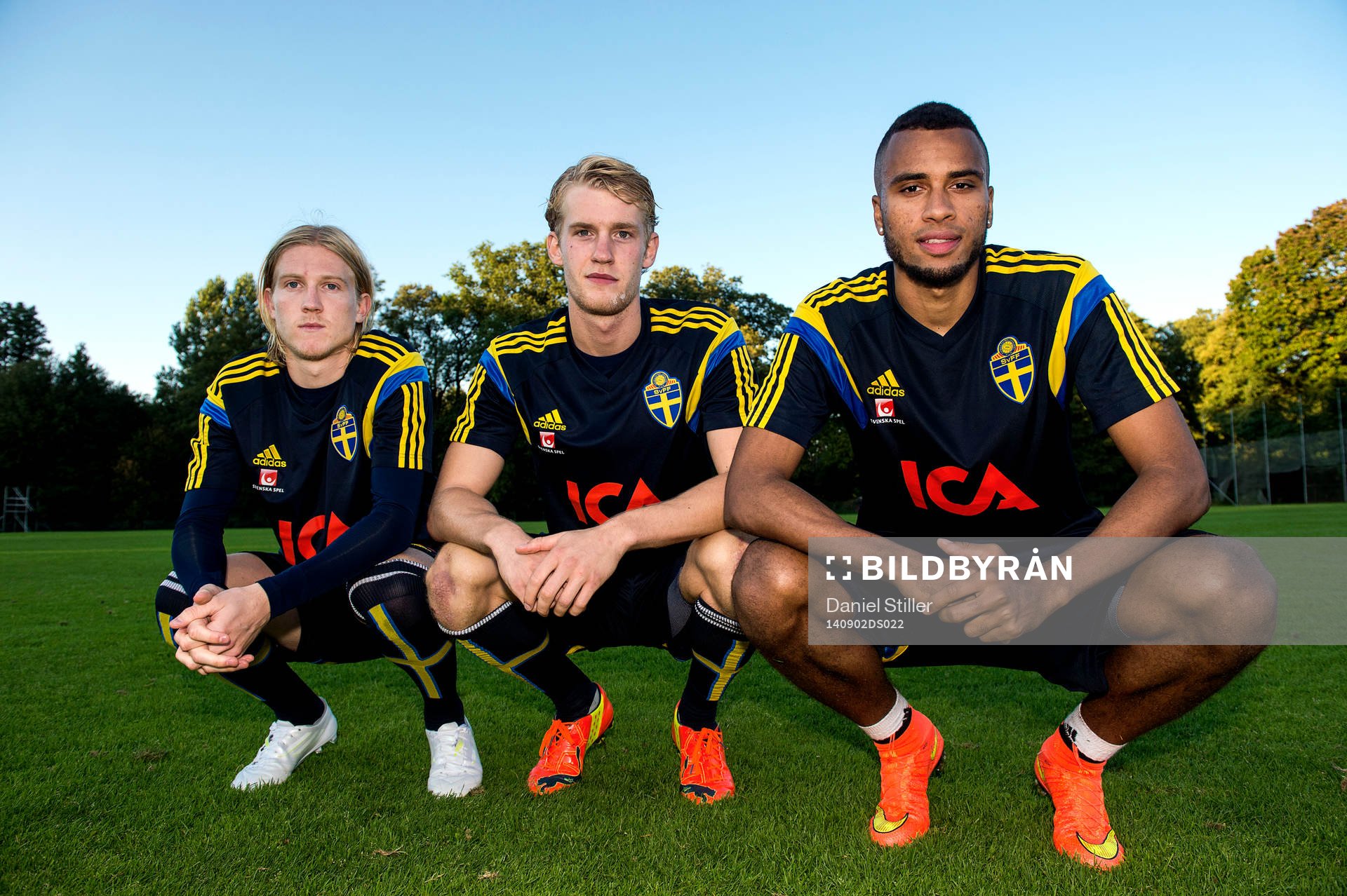 Malmö FFs trio i truppen, Simon Kroon, Filip Helander och