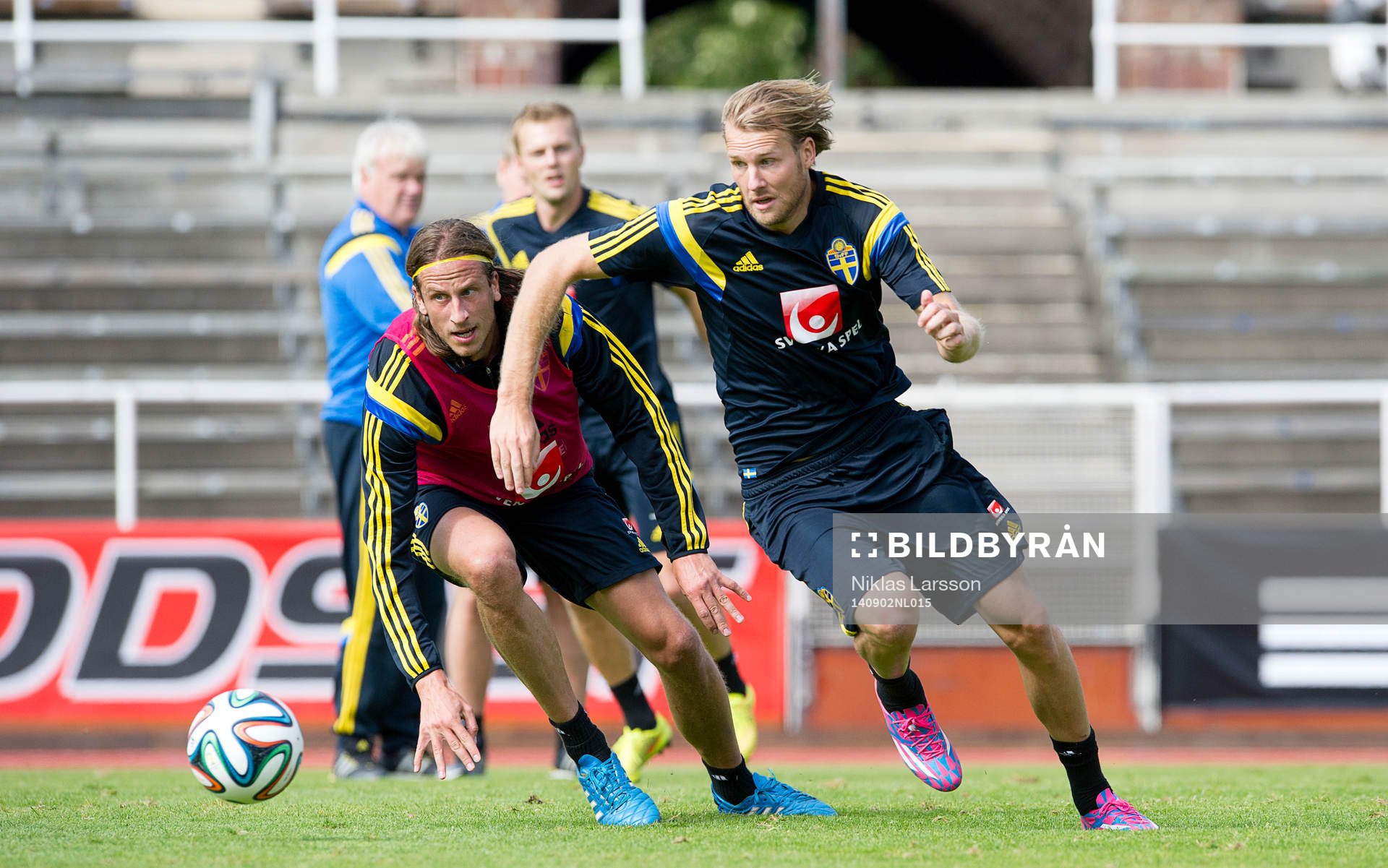 Sveriges Johan Olsson och Ola Toivonen