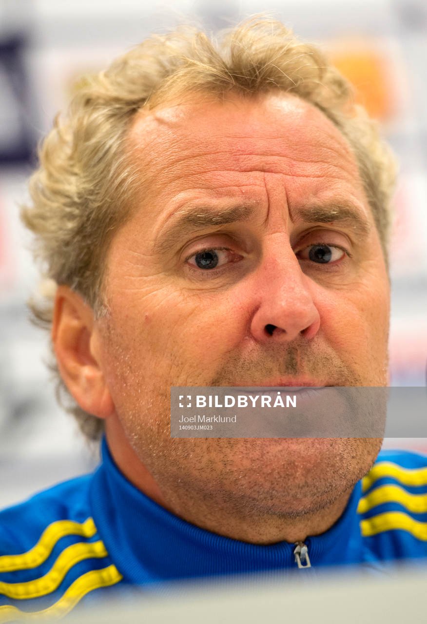 Sveriges förbundskapten Erik Hamrén