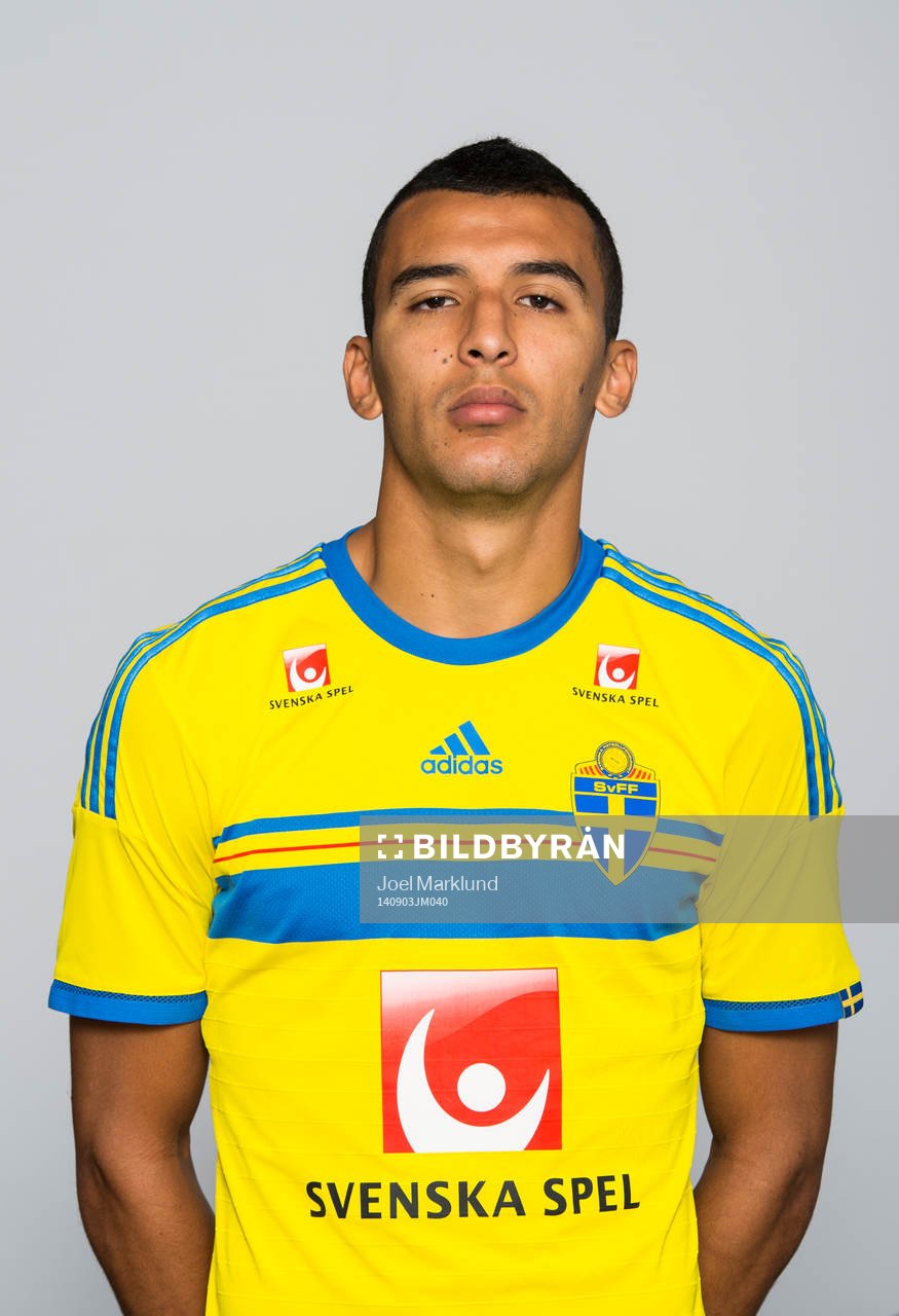 Sveriges fotbollsspelare Nabil Bahoui