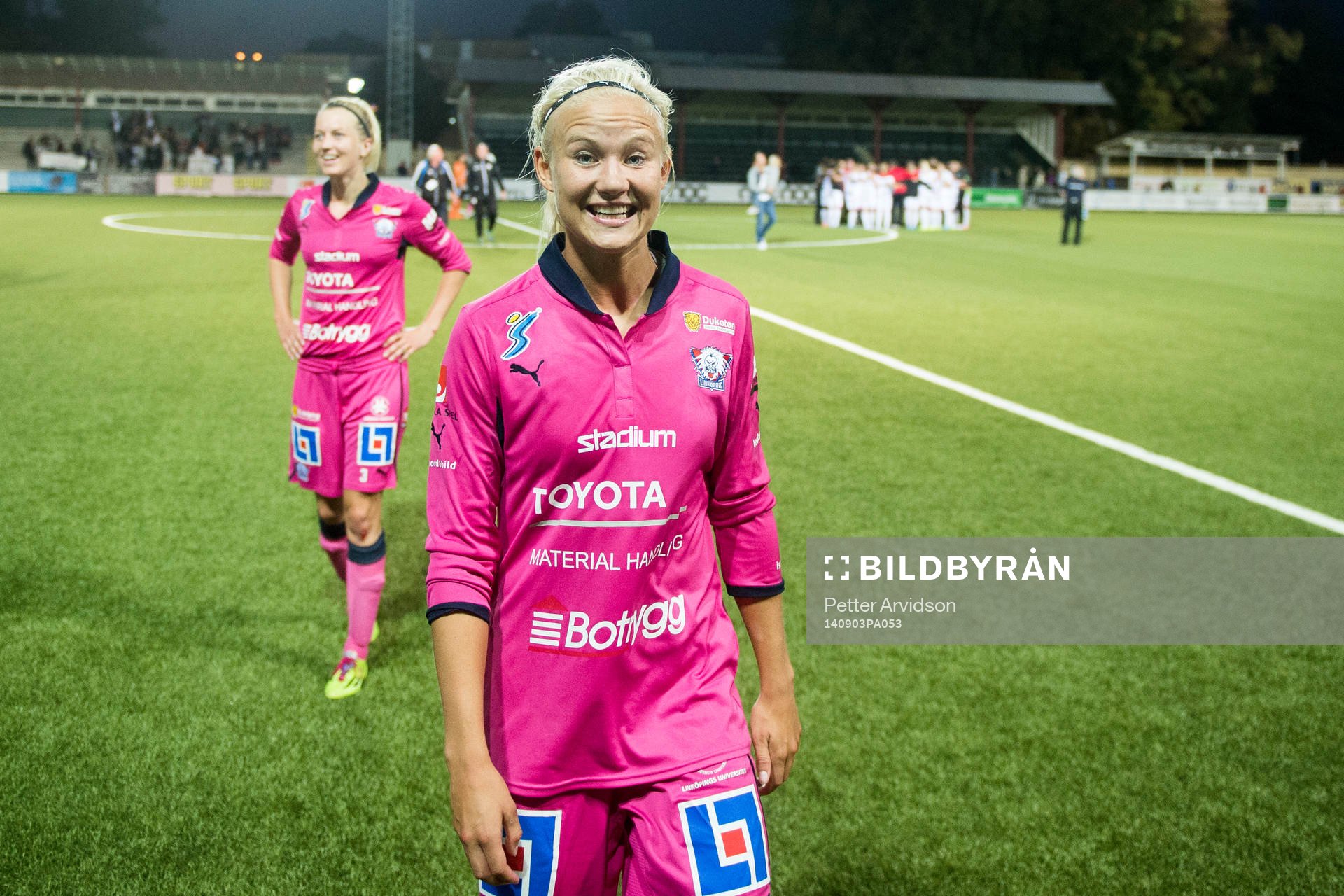 Linköpings Pernille Harder är glad