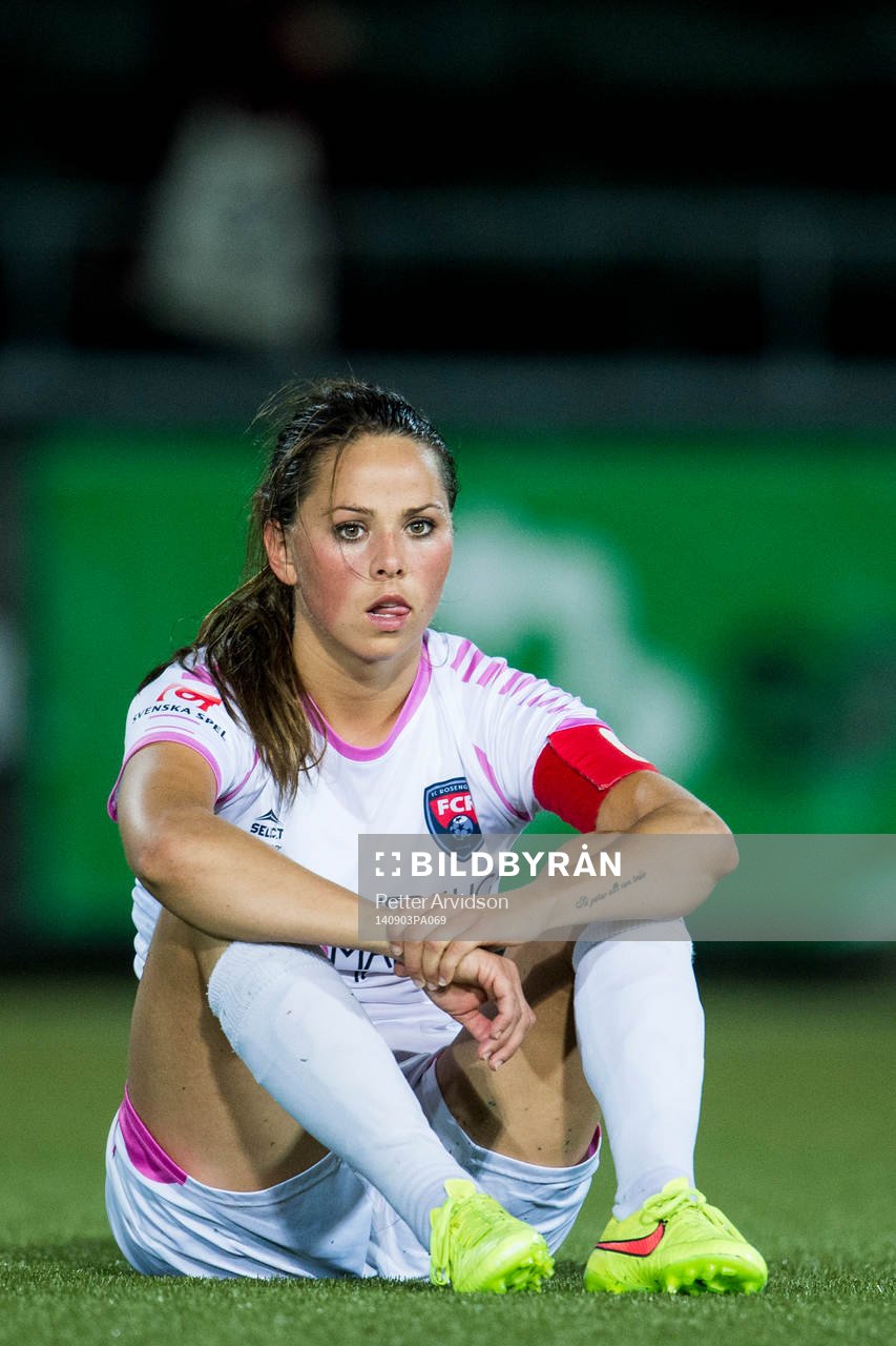 Rosengårds Sara Björk Gunnarsdottir deppar