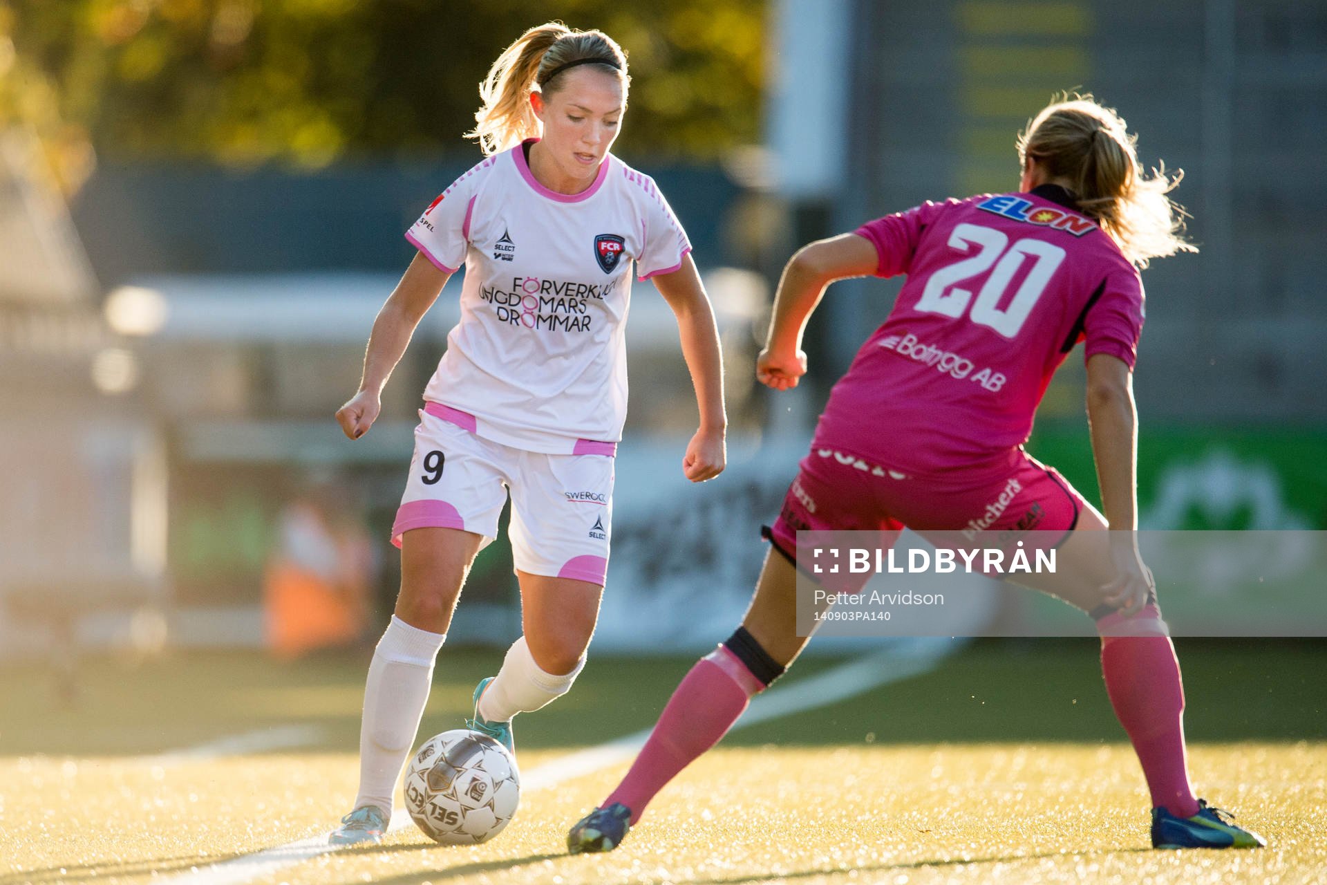 Rosengårds Elin Rubensson mot Linköpings Emma Öjert