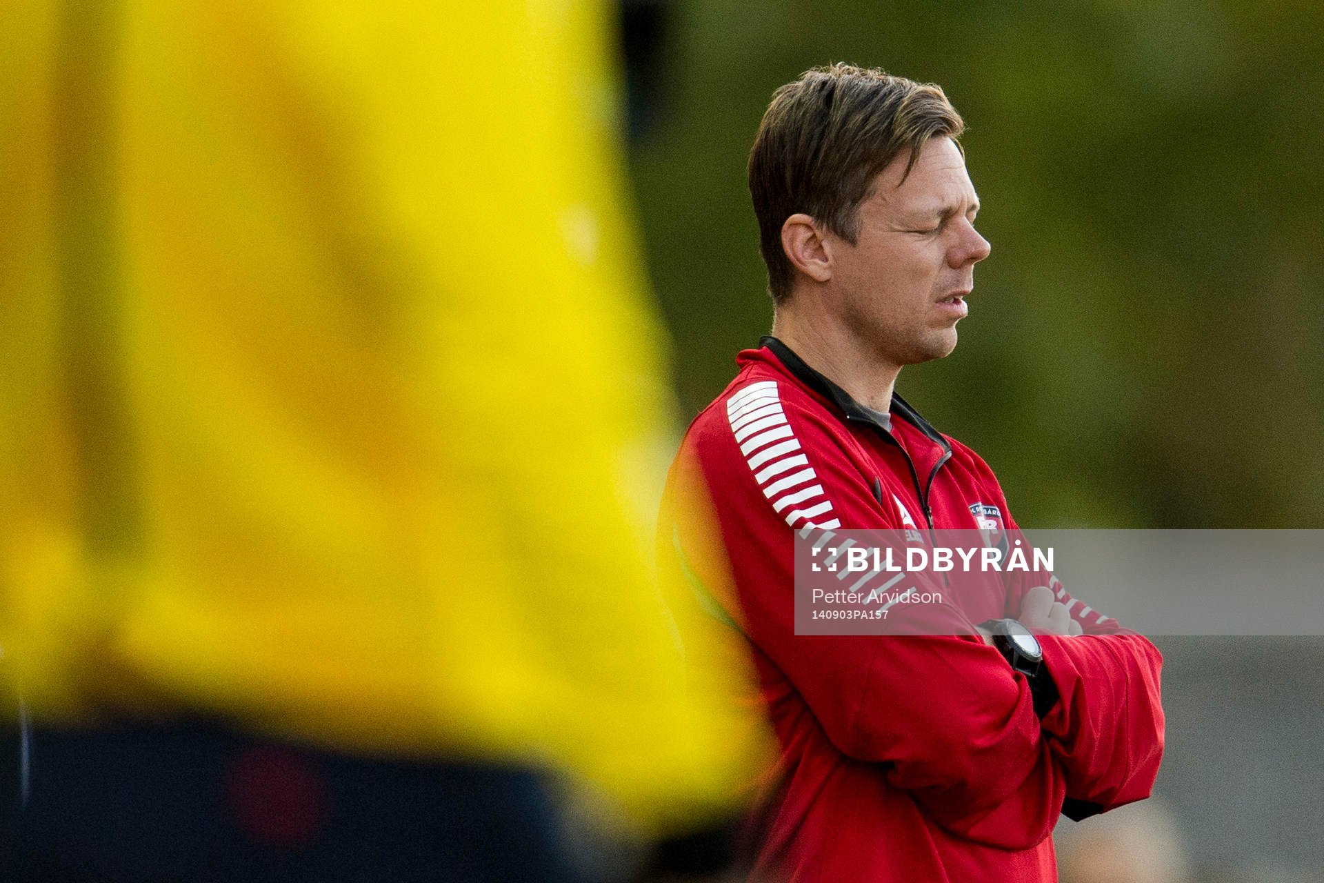 Rosengårds tränare Markus Tilly deppar