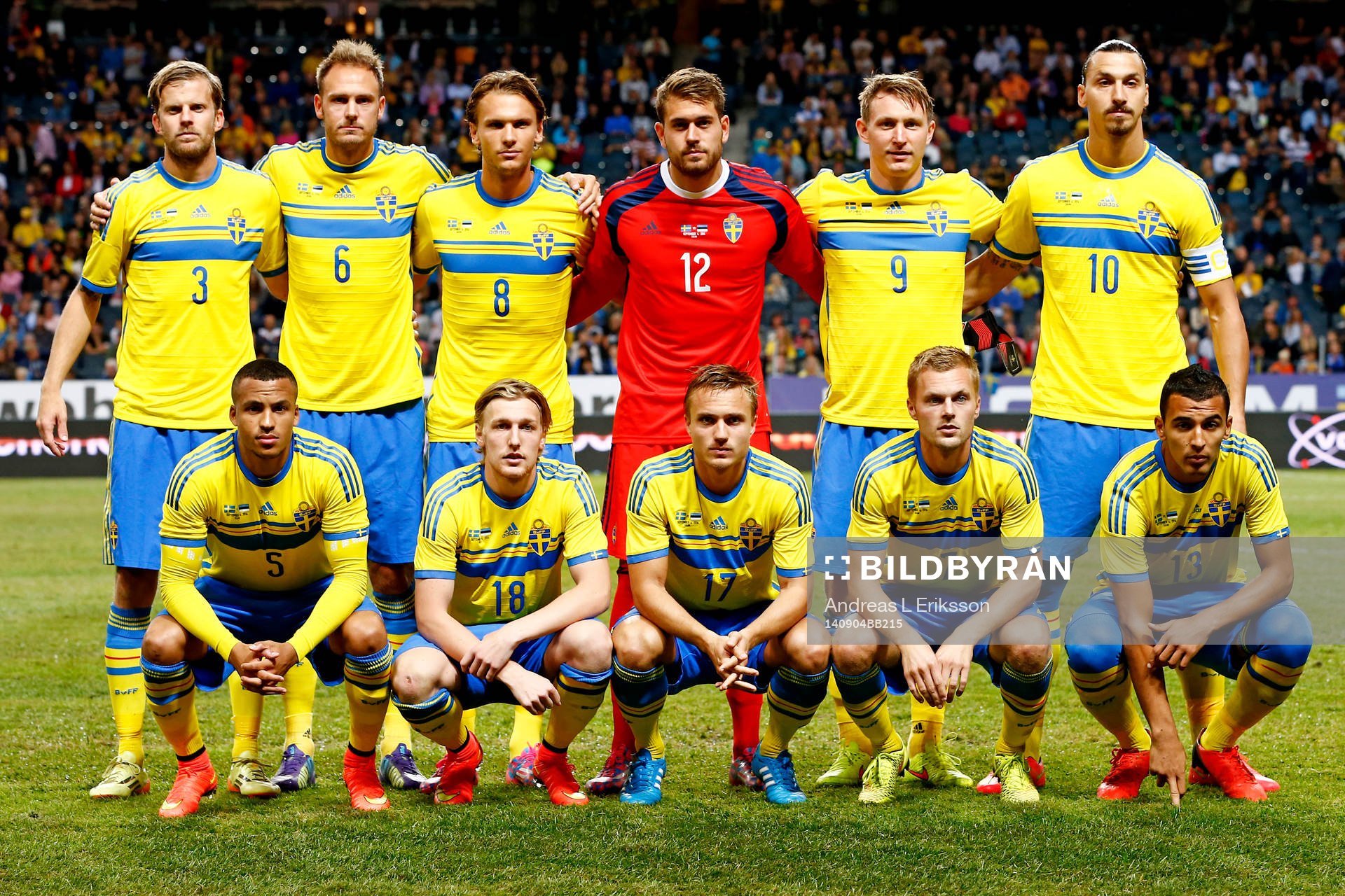 Mikael Antonsson, Andreas Granqvist , Albin Ekdal, målvakt