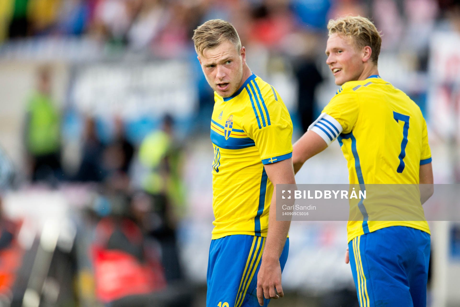 Sverige John Guidetti firar