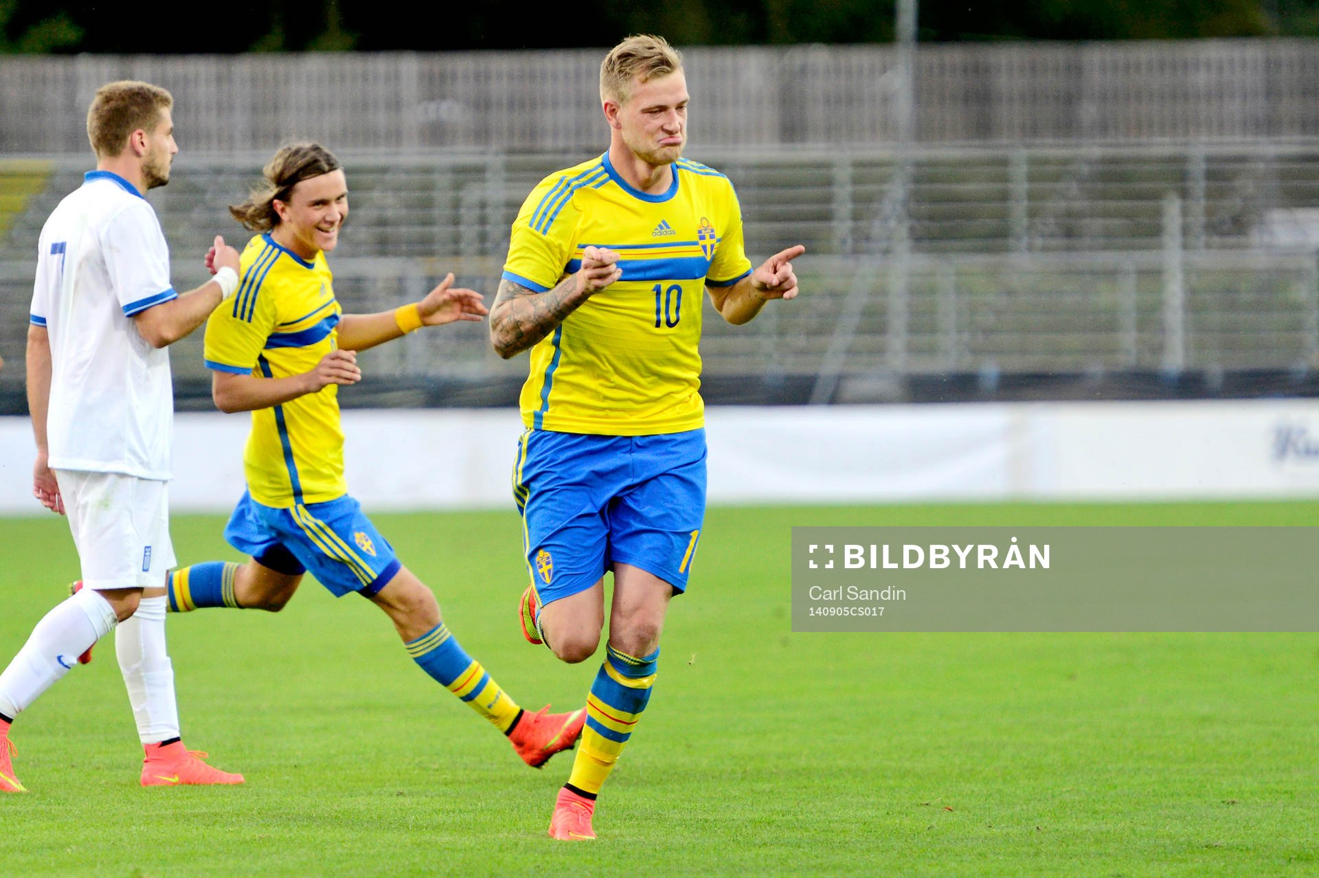 Sverige John Guidetti jublar