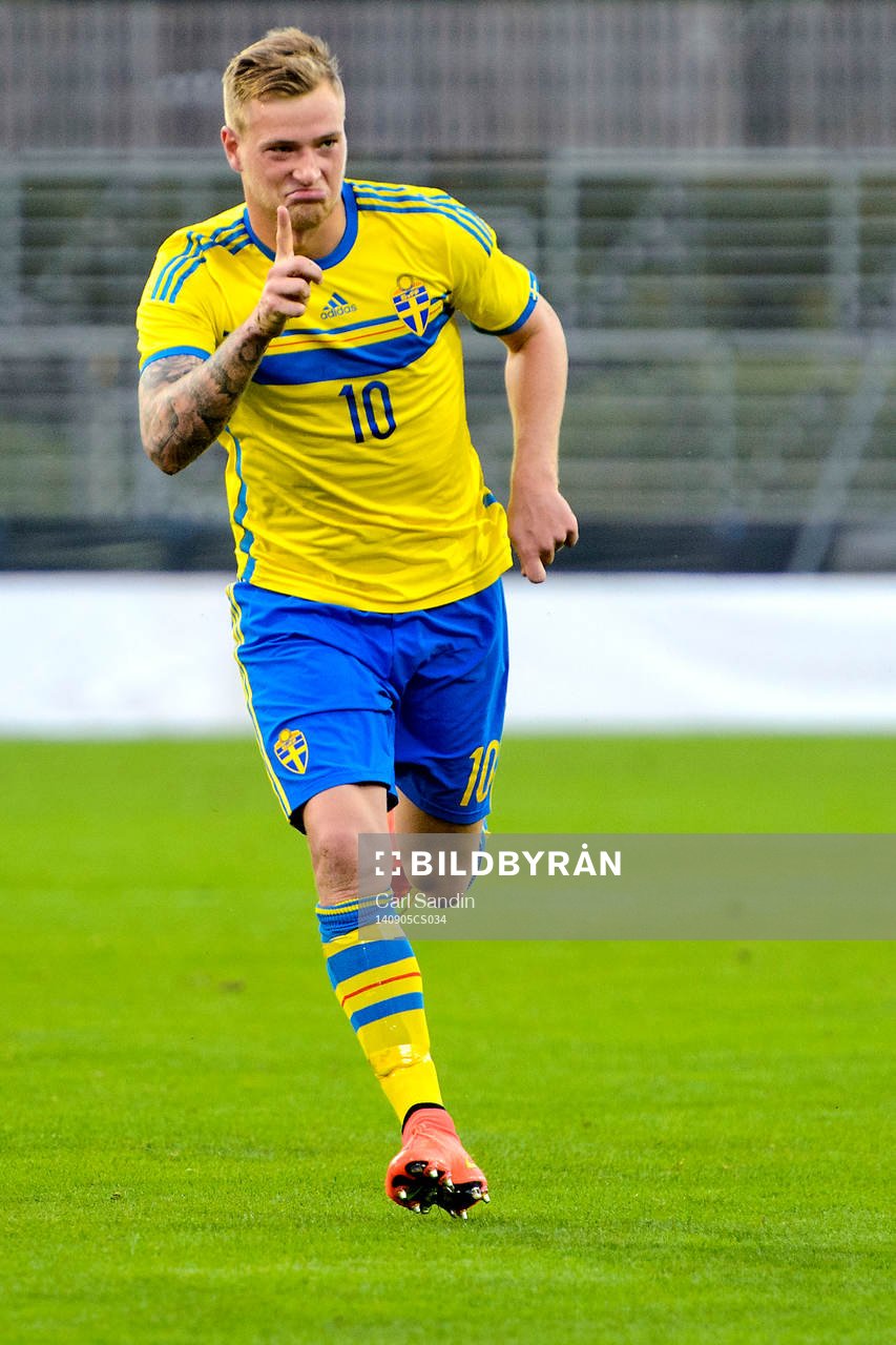 Sveriges John Guidetti jublar