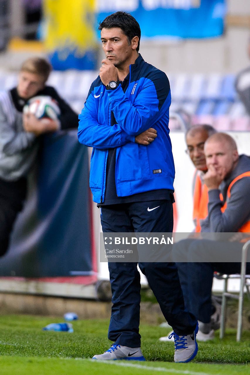 Greklands förbundskapten Kostas Tsanas