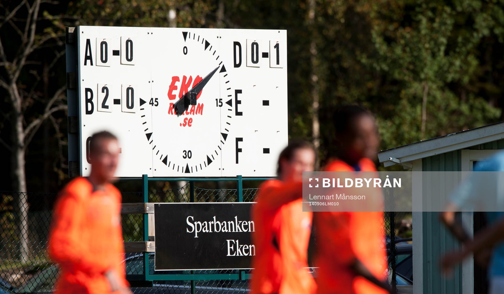 Resultattavla i matchen i division 3 mellan