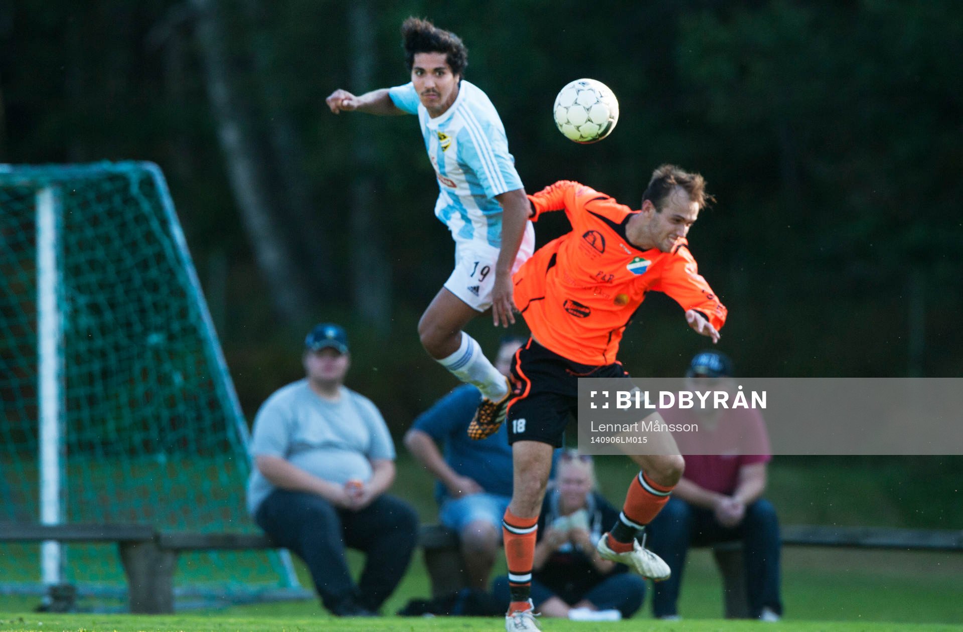 IFK Hässleholms Diego Delgado i matchen i division 3