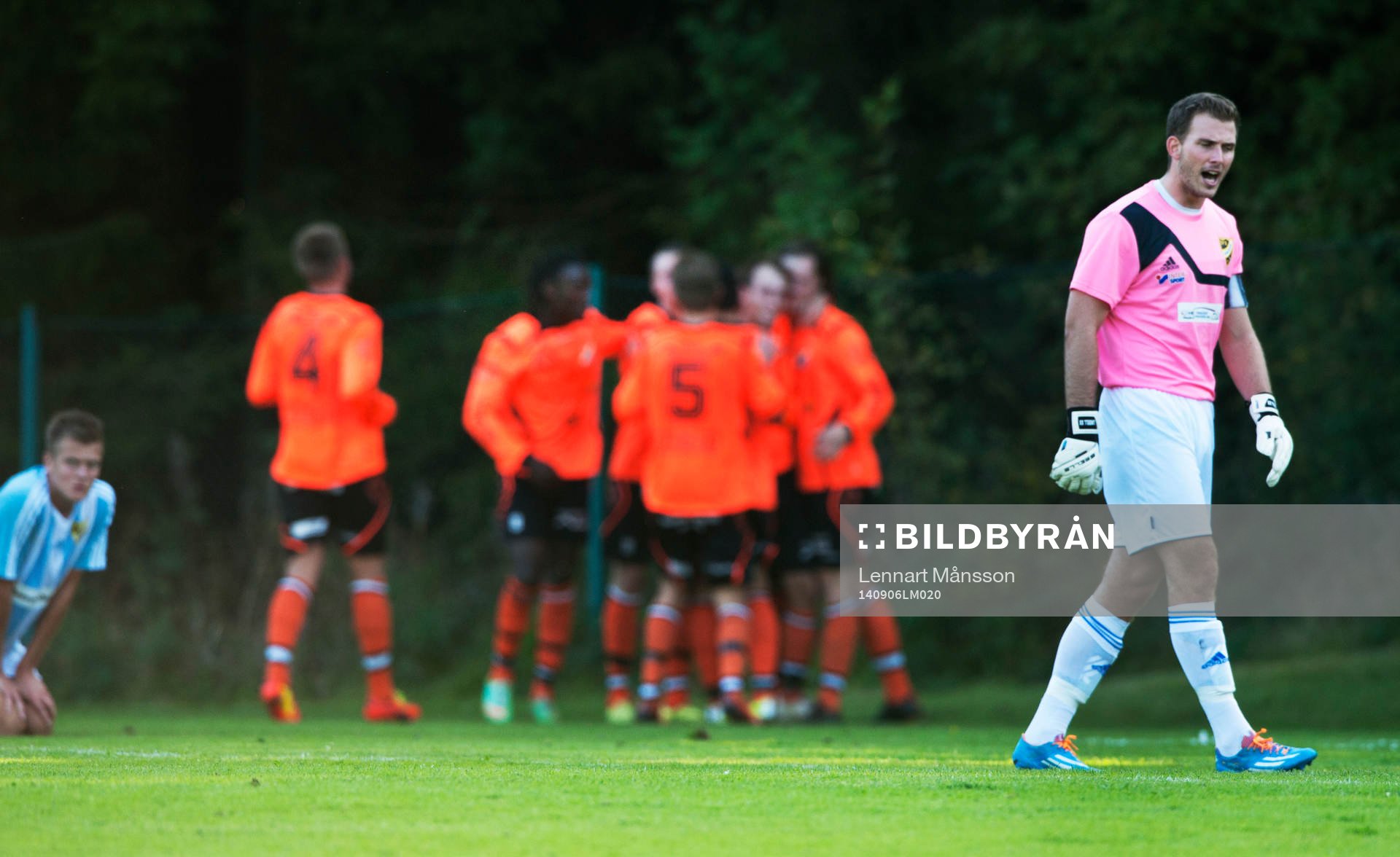 IFK Hässleholms målvakt Calle Lindell besviken över