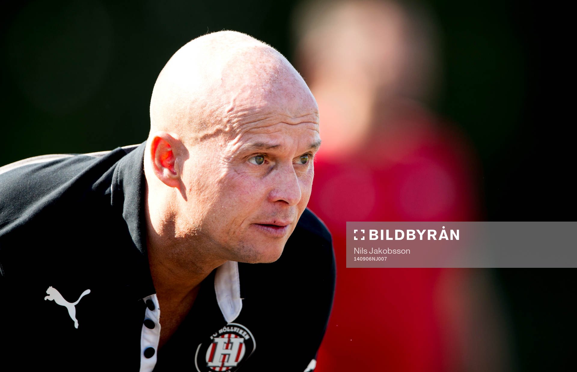 Höllvikens tränare Anders Grimberg