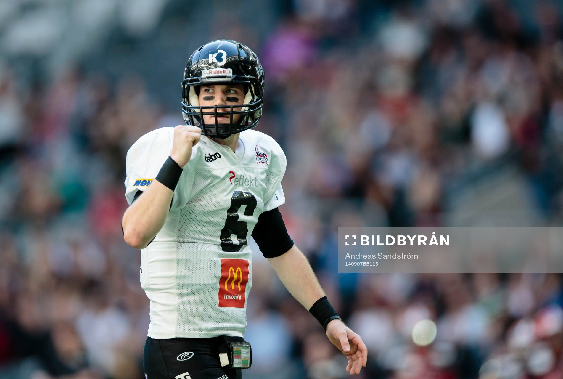 Örebro Black Knights Jakob Nordkvist reagerar