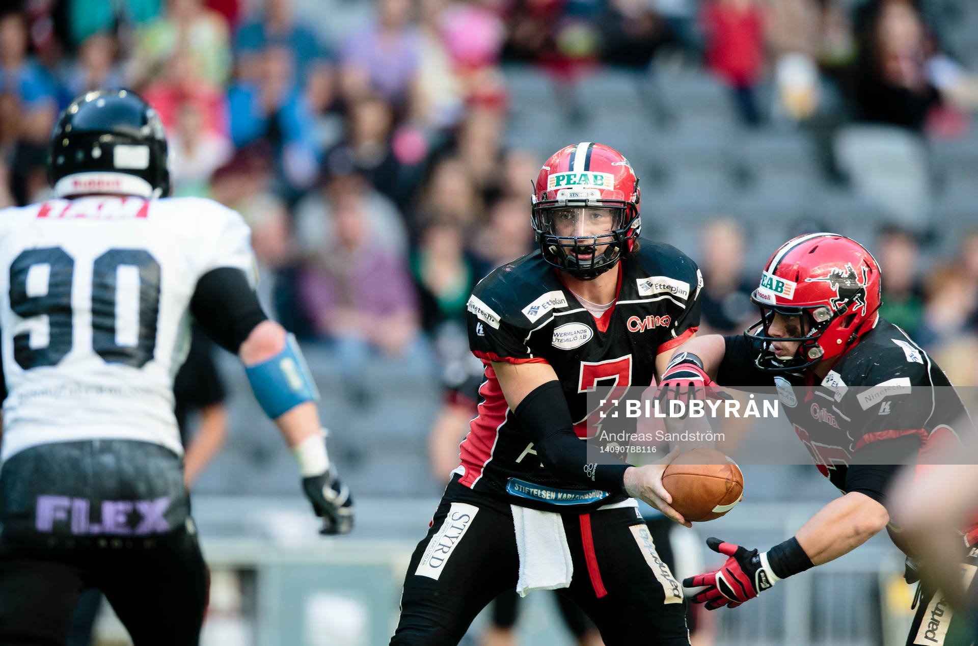 Carlstad Crusaders quarterback Anders Hermodsson