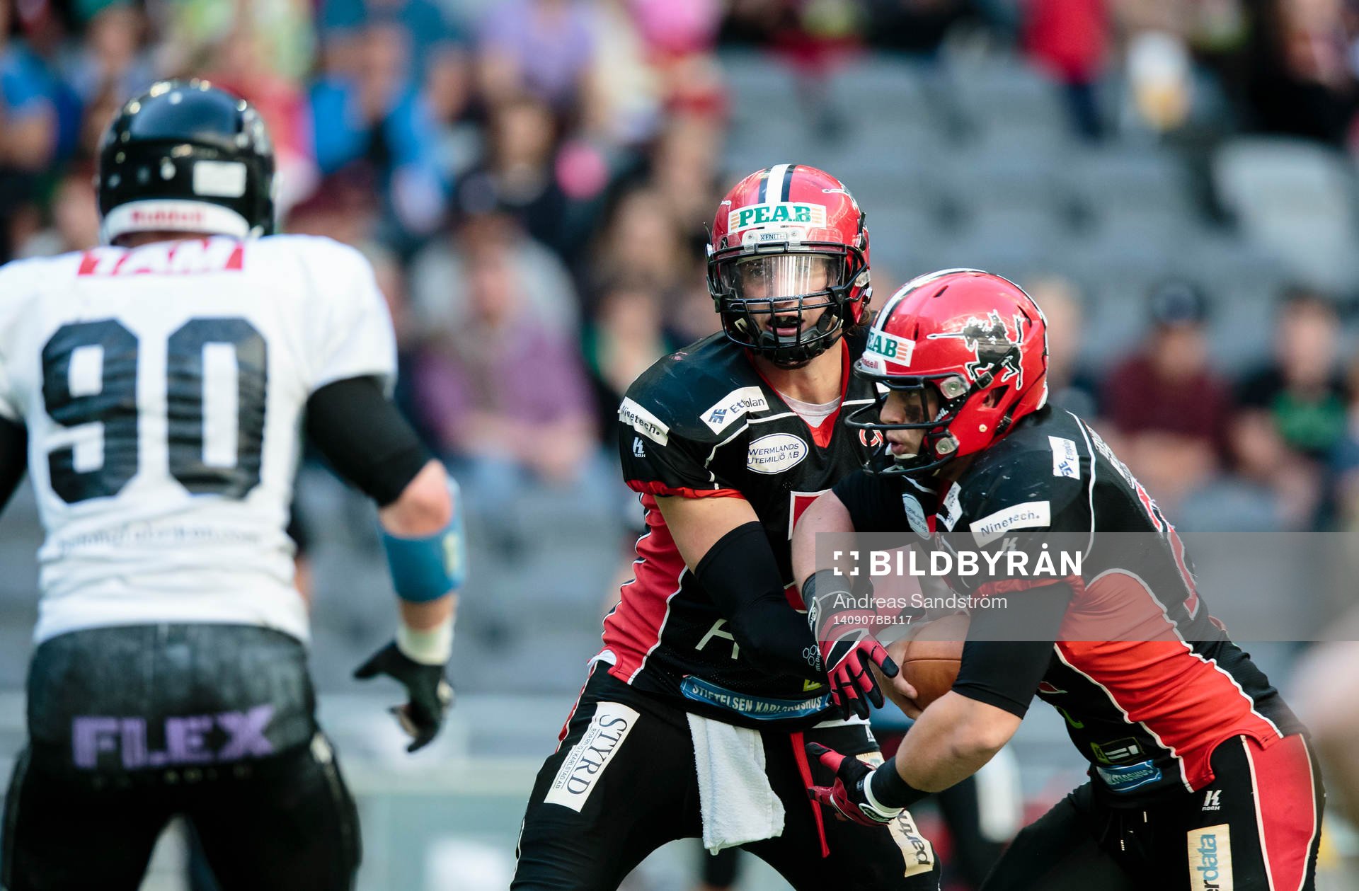 Carlstad Crusaders quarterback Anders Hermodsson