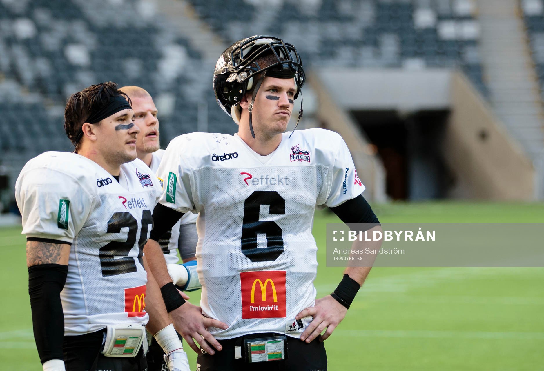 Örebro Black Knights quarterback Joe Clancy (h)  ser