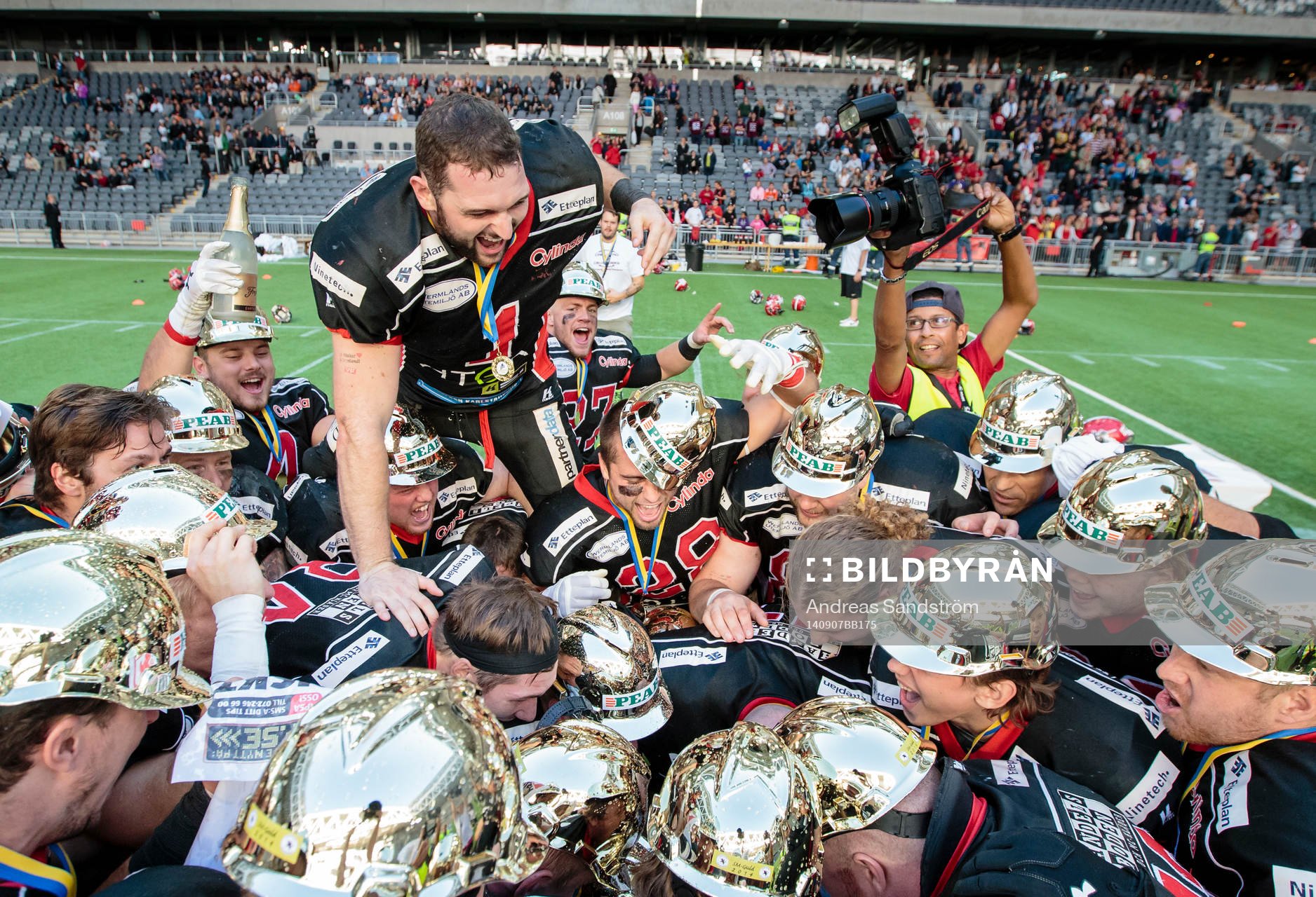 Carlstad Crusaders firar SM-guldet