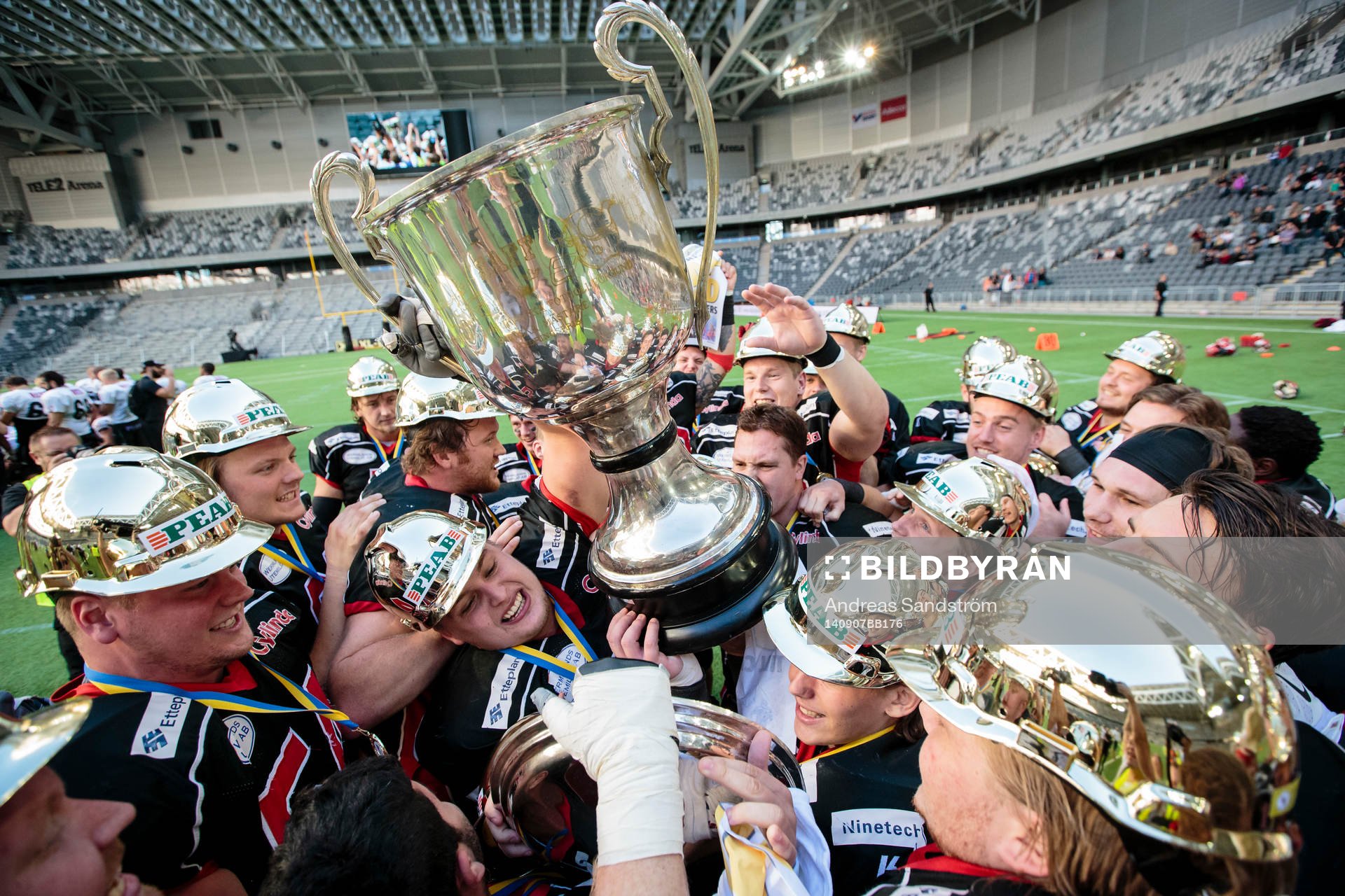 Carlstad Crusaders firar SM-guldet