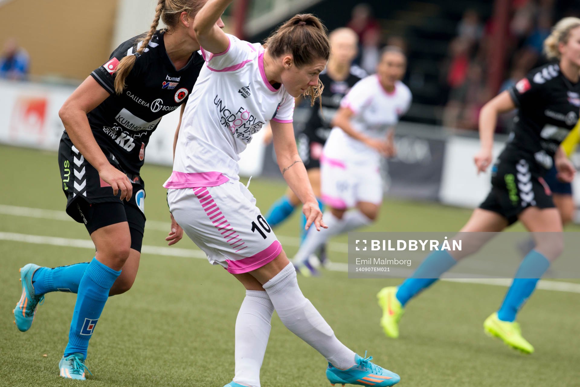 Ramona Bachmann från Rosengård avgör här med sitt 2-1