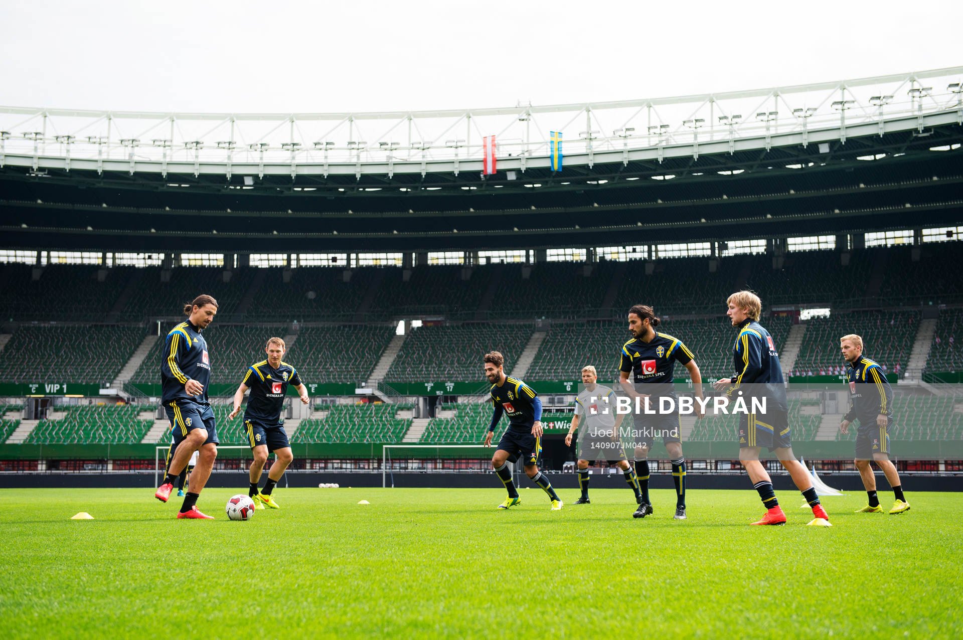 Zlatan Ibrahimovic, Kim Källström, Jimmy Durmaz, Marcus