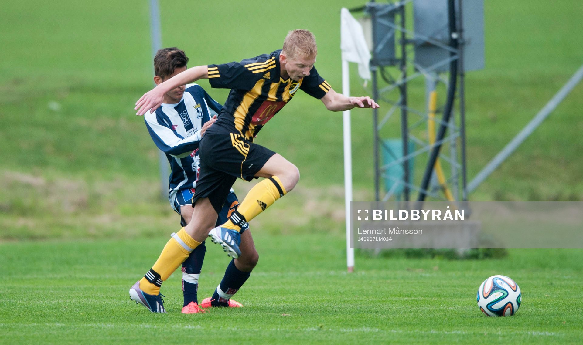  i matchen för 15-åringar mellan IFK Hässleholm och Kristianstads FF i  Hässleholm 7 september 2014.