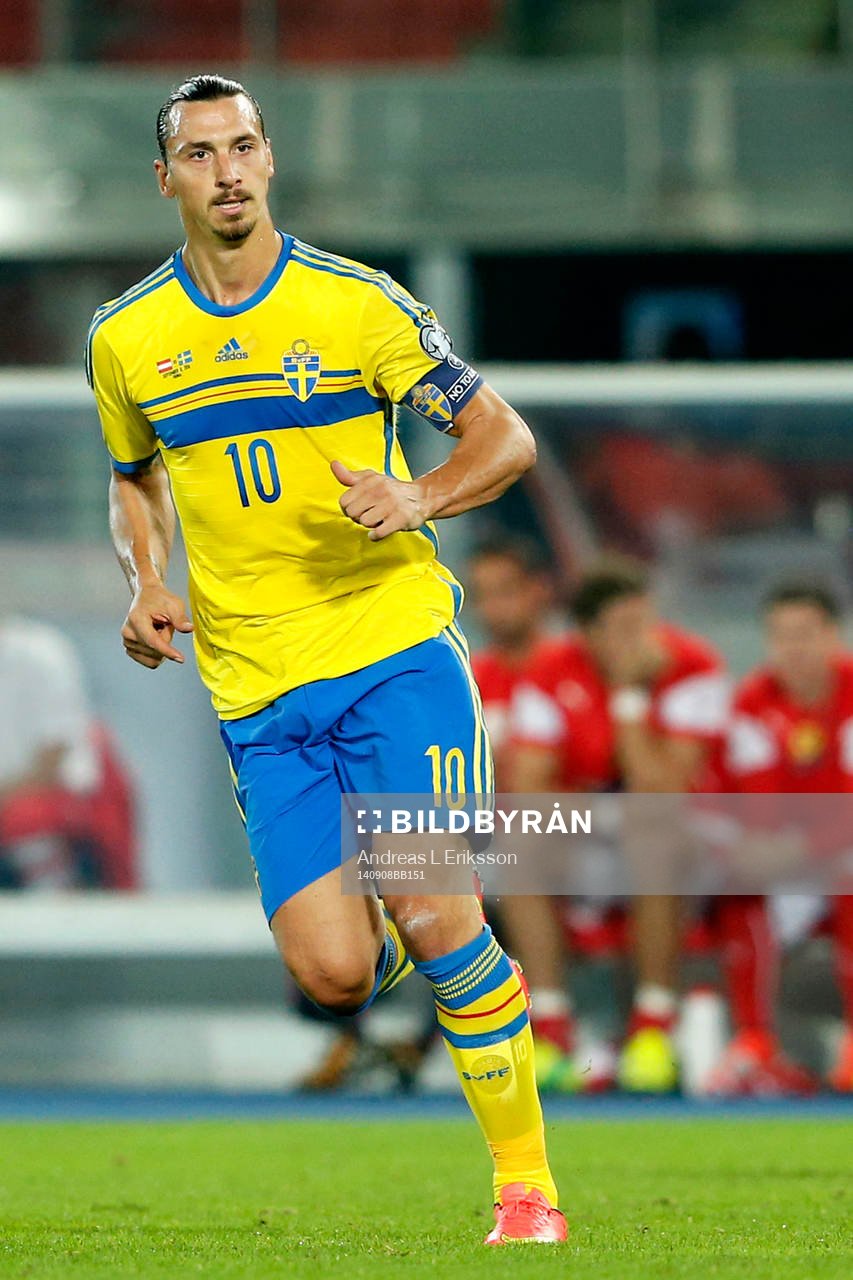 Sveriges Zlatan Ibrahimovic