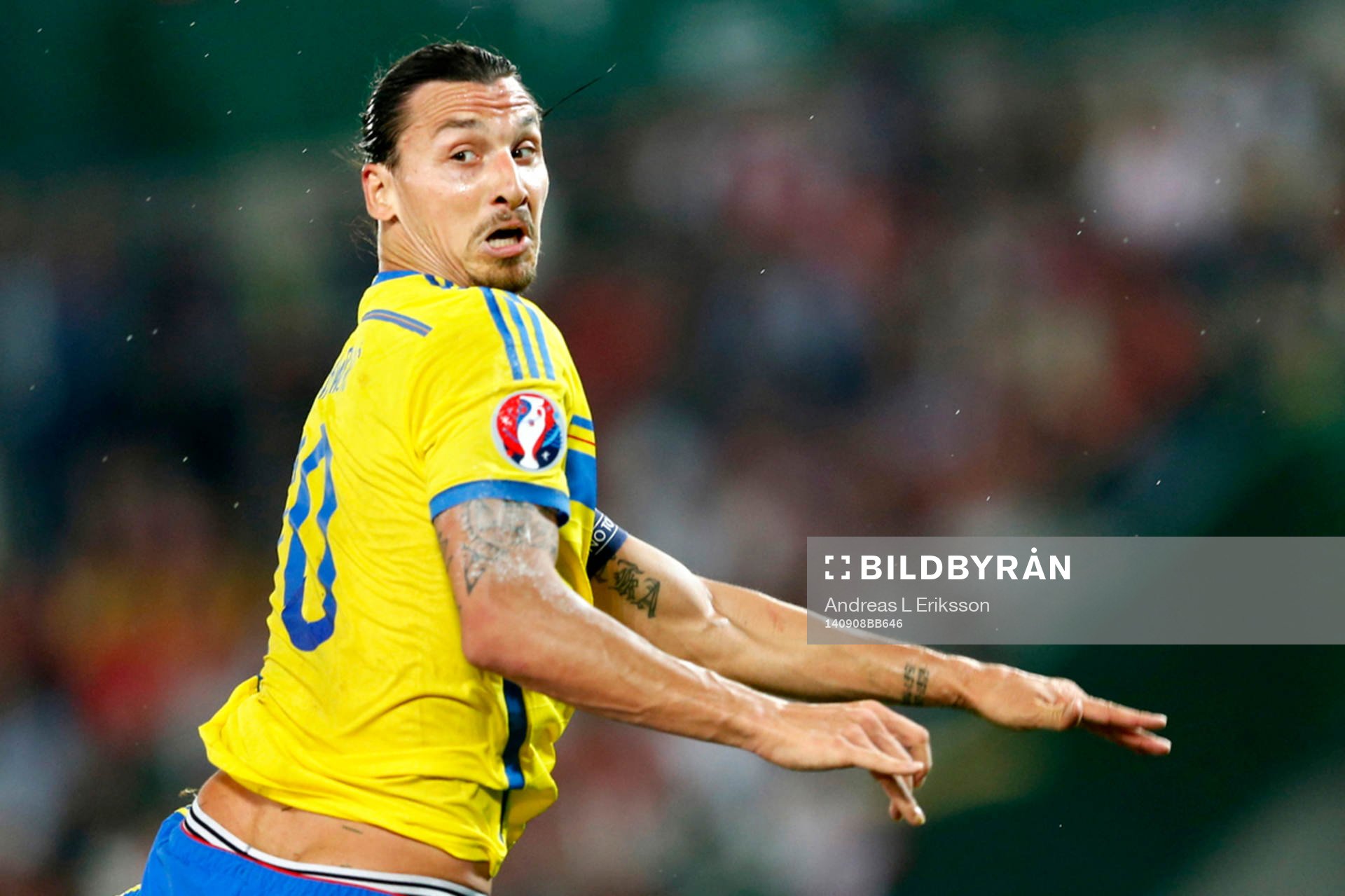 Sveriges Zlatan Ibrahimovic