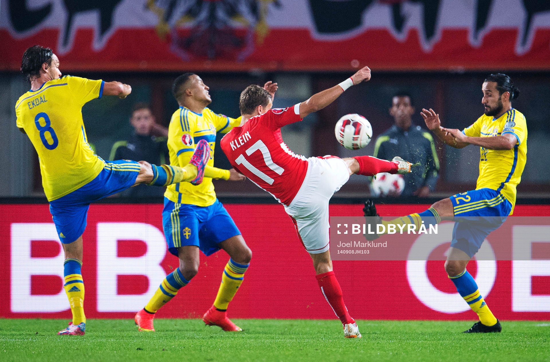 Sveriges Albin Ekdal, Martin Olsson och Erkan Zengin