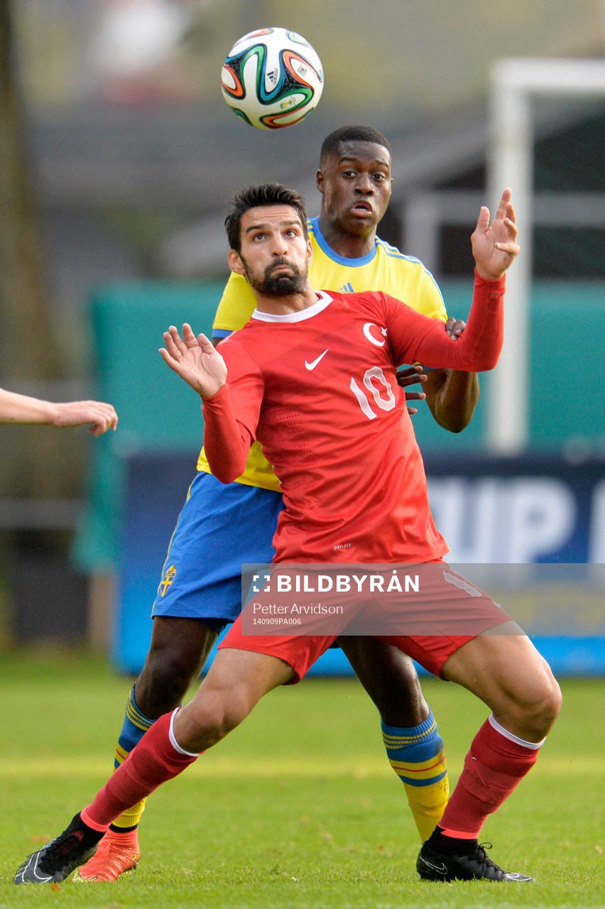 Sveriges Isak Ssewankambo och Turkiets Muhammet Demir